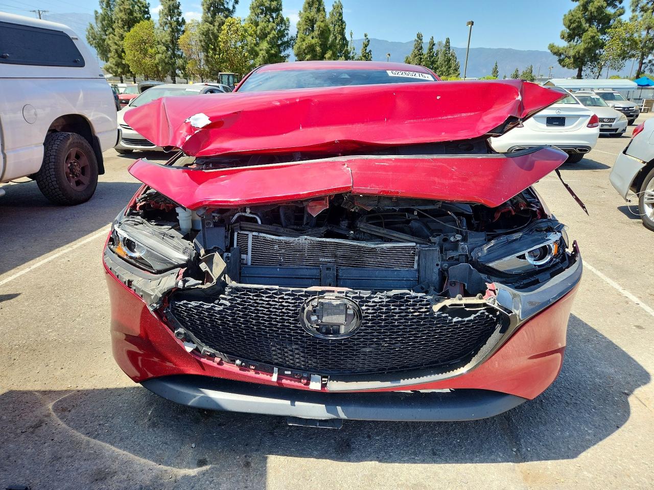 2019 Mazda 3 Preferred Red vin: JM1BPAMM4K1119710
