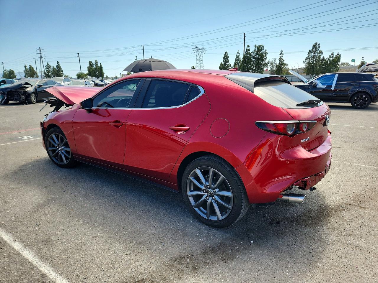 2019 Mazda 3 Preferred Red vin: JM1BPAMM4K1119710