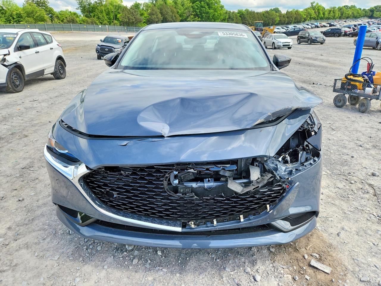 2026 Mazda 3 Preferred Серый vin: JM1BPBCL6T1874986