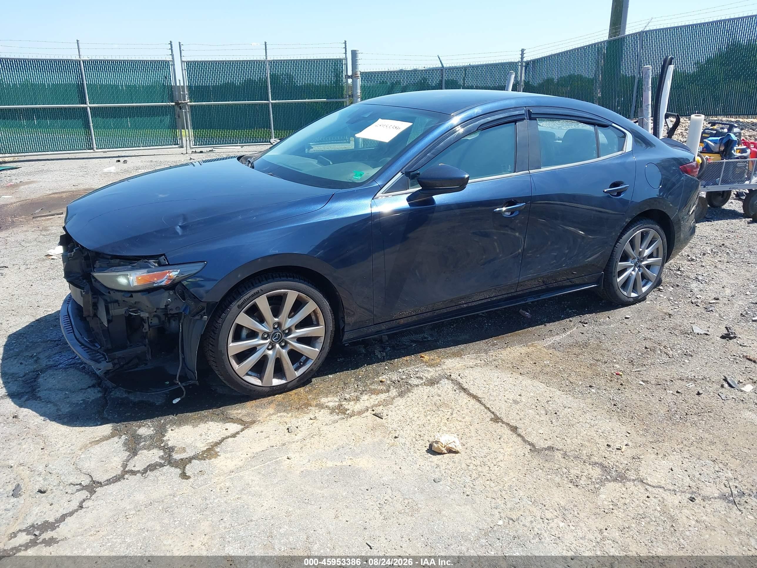 2020 Mazda Mazda3 Select Package Синий vin: JM1BPBCM2L1162838