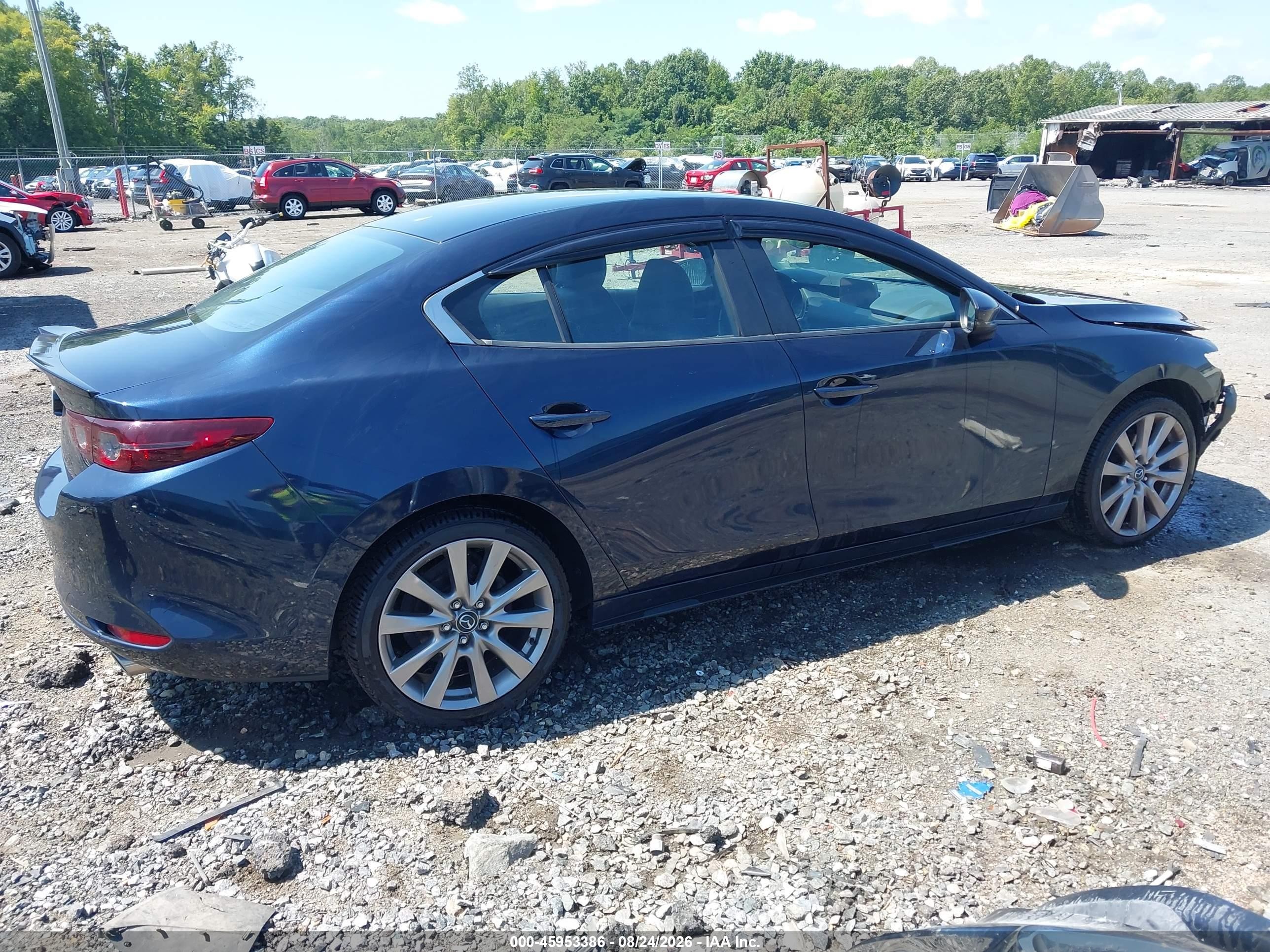 2020 Mazda Mazda3 Select Package Синий vin: JM1BPBCM2L1162838