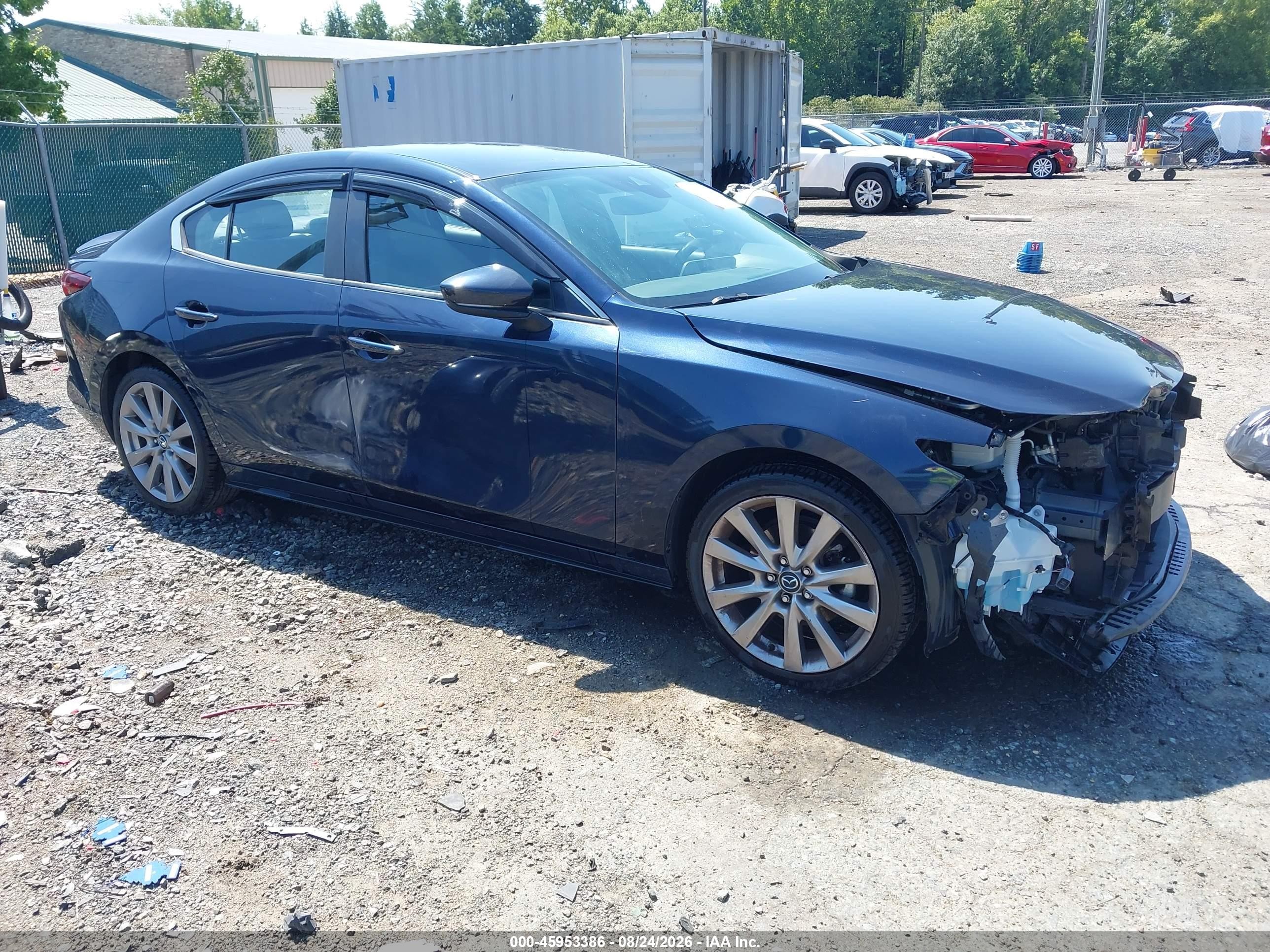 2020 Mazda Mazda3 Select Package Синий vin: JM1BPBCM2L1162838
