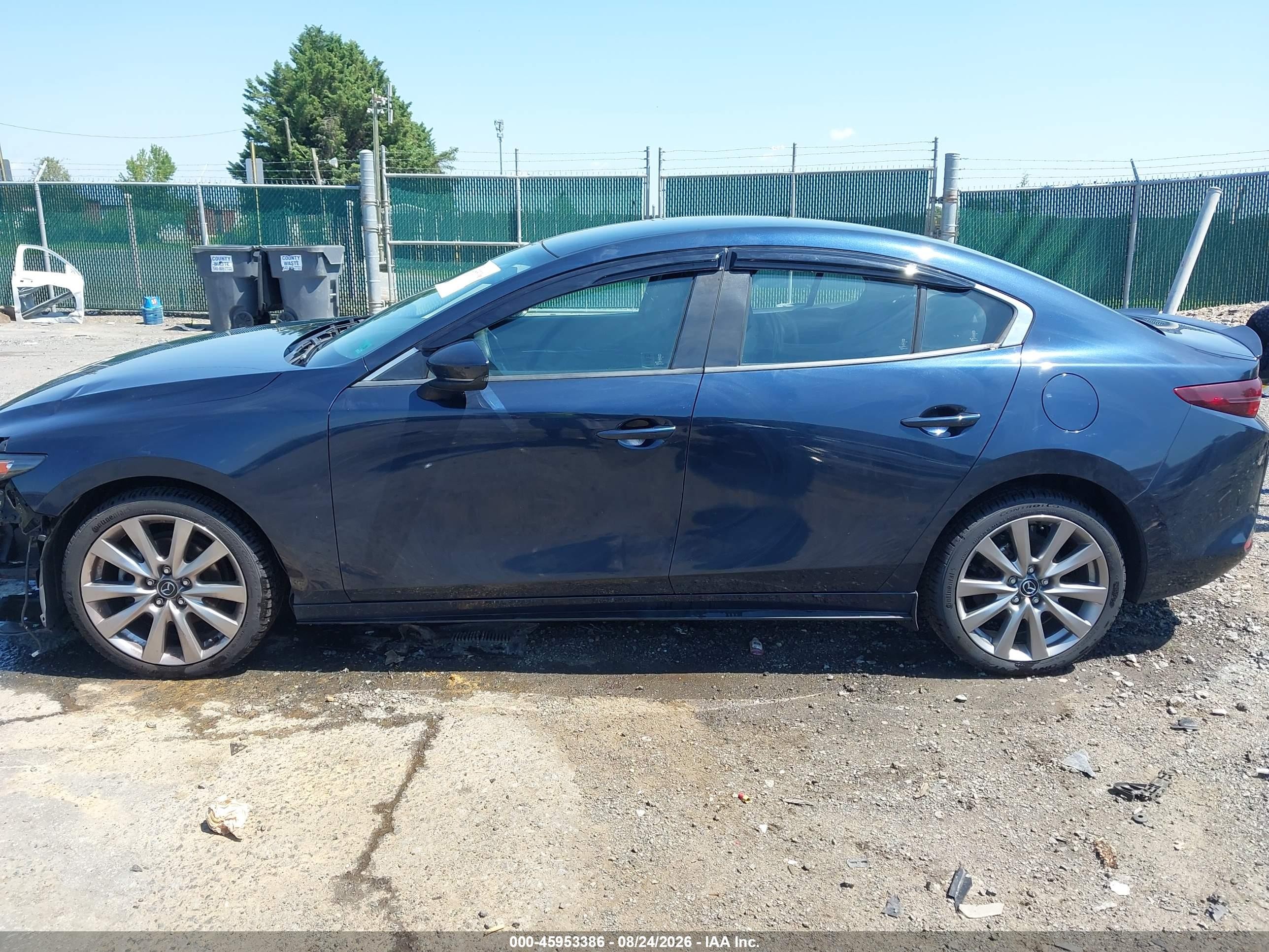 2020 Mazda Mazda3 Select Package Синий vin: JM1BPBCM2L1162838