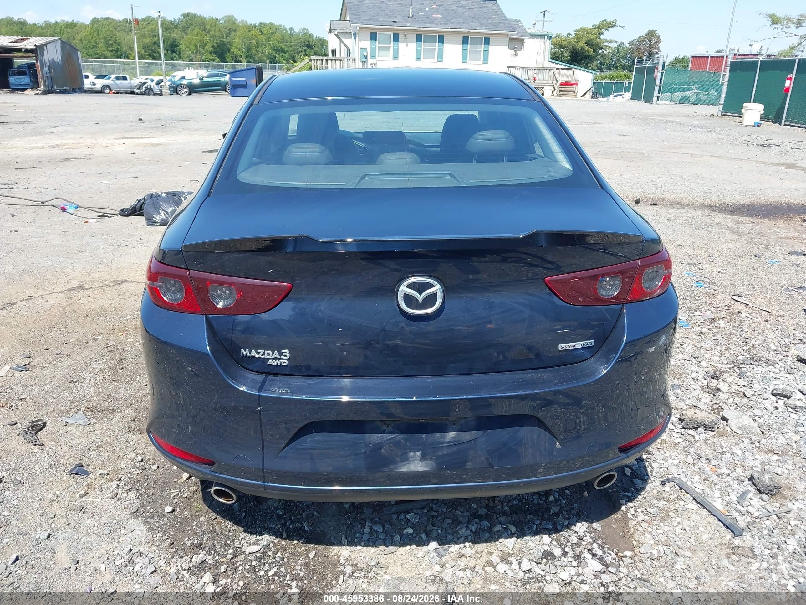 2020 Mazda Mazda3 Select Package Синий vin: JM1BPBCM2L1162838