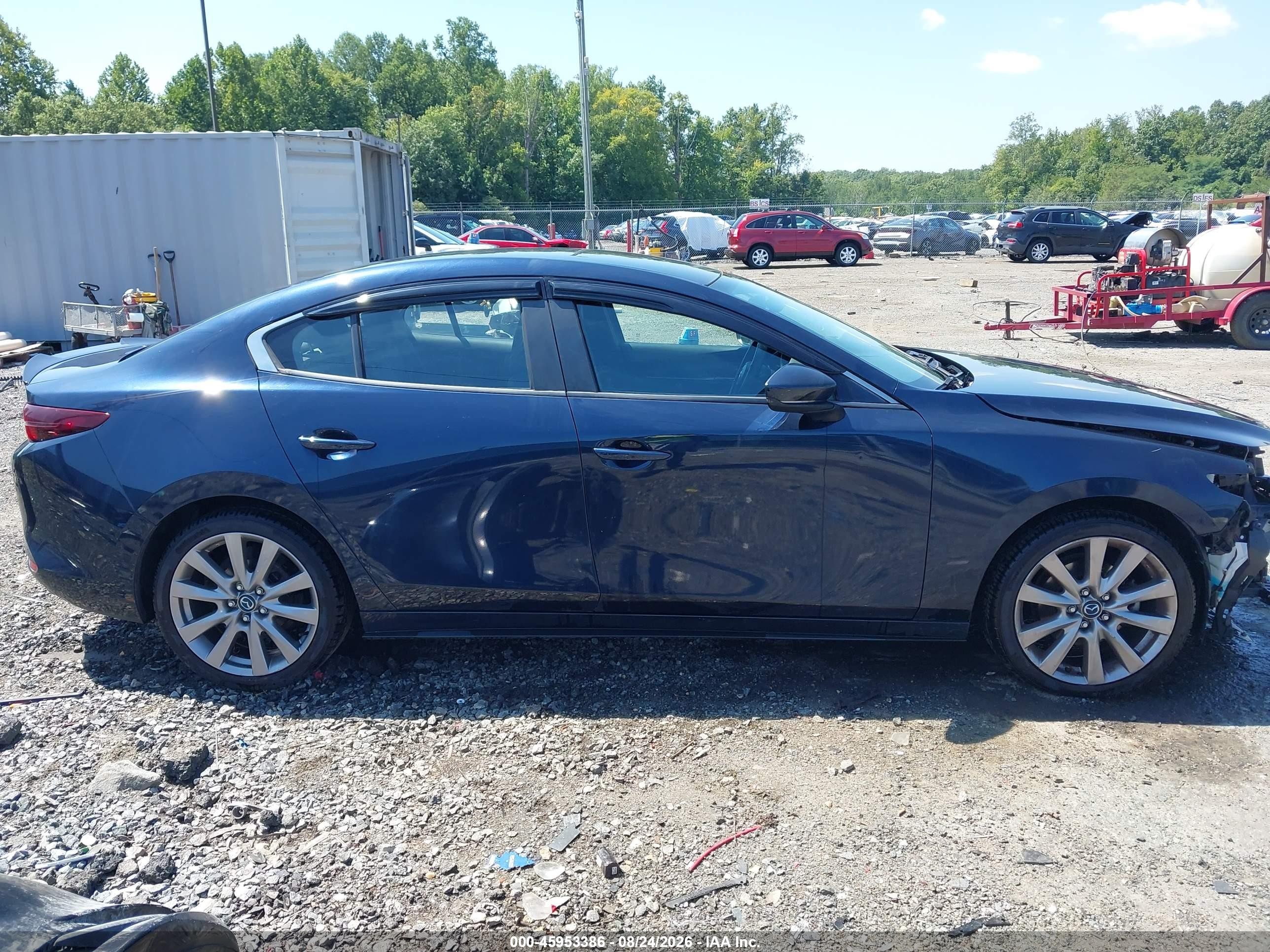2020 Mazda Mazda3 Select Package Синий vin: JM1BPBCM2L1162838