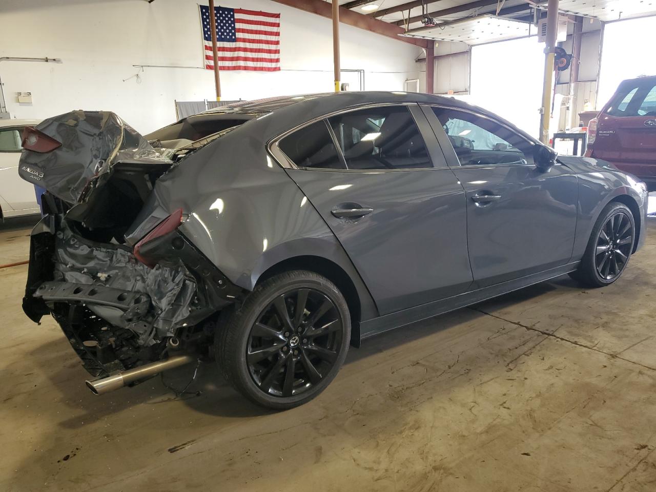 2025 Mazda 3 Preferred Gray vin: JM1BPBCM2S1785777