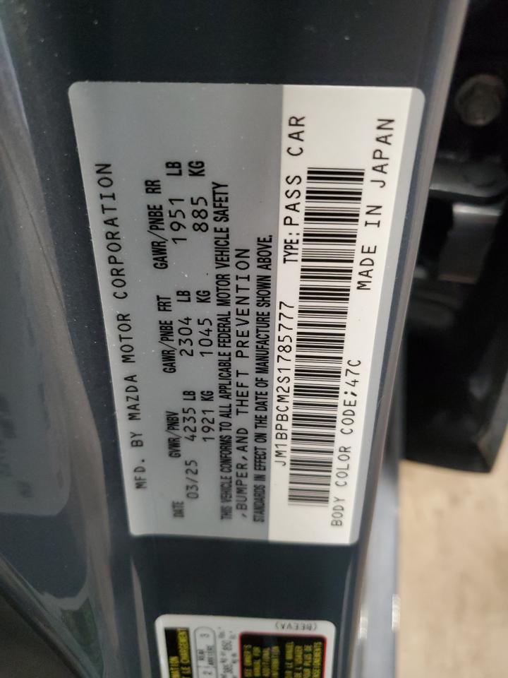 2025 Mazda 3 Preferred Gray vin: JM1BPBCM2S1785777