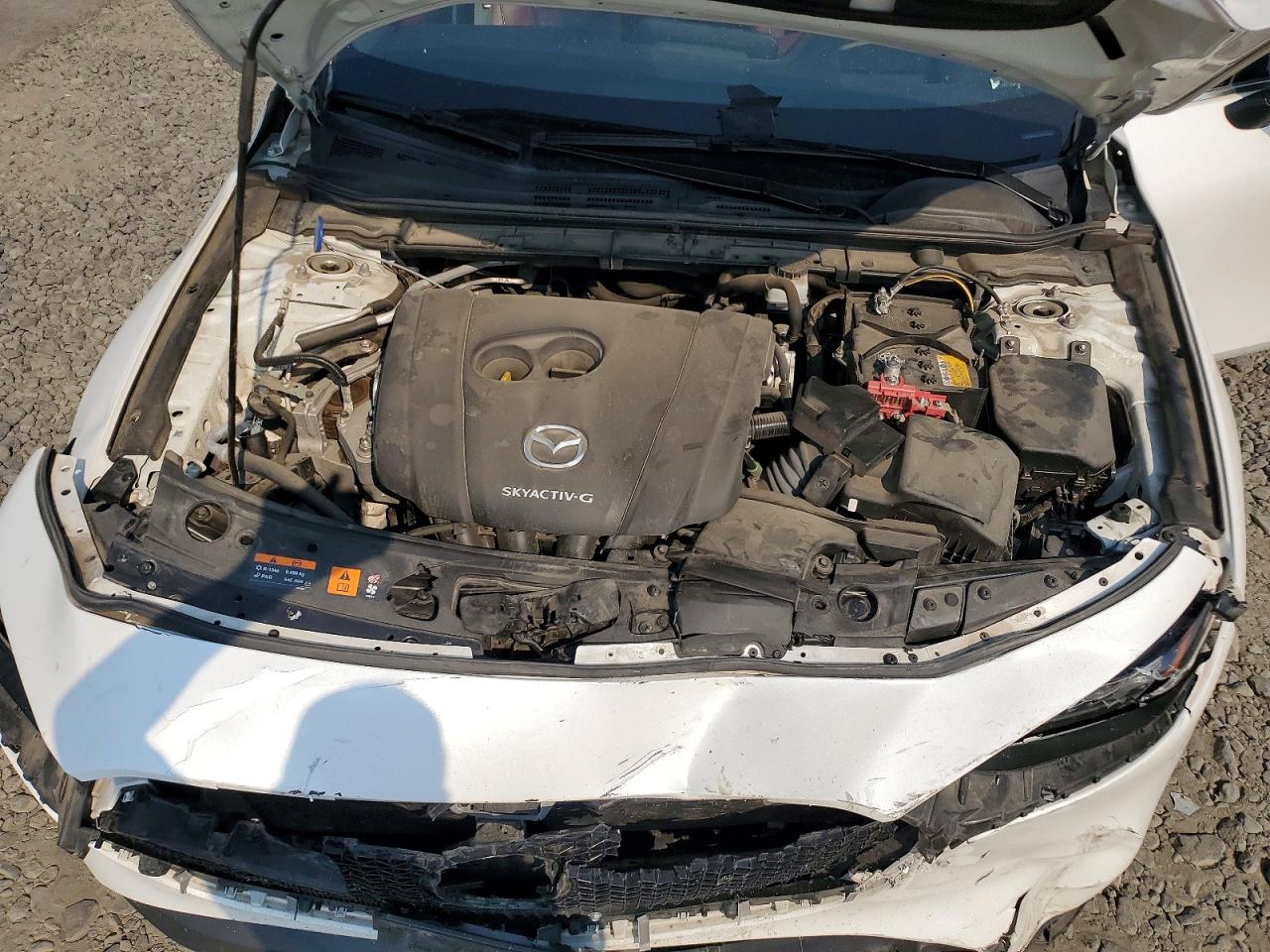 2021 Mazda 3 Premium White vin: JM1BPBML0M1333383