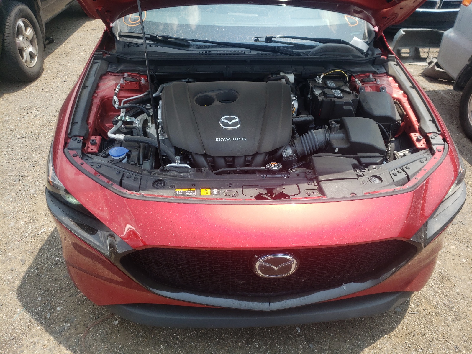 2019 Mazda 3 Premium Красный vin: JM1BPBNM1K1143063