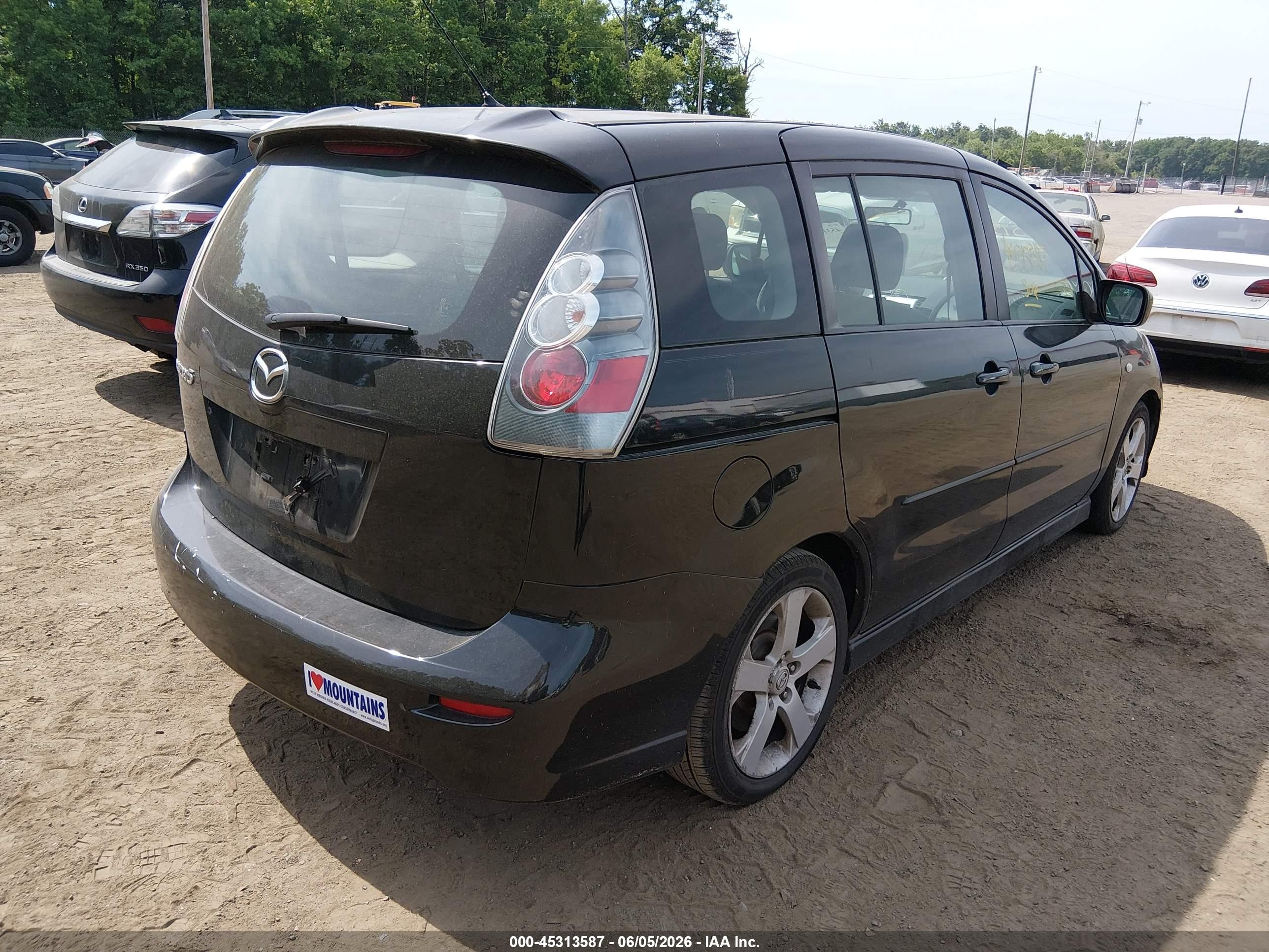 2006 Mazda Mazda5 Sport Black vin: JM1CR293060106663