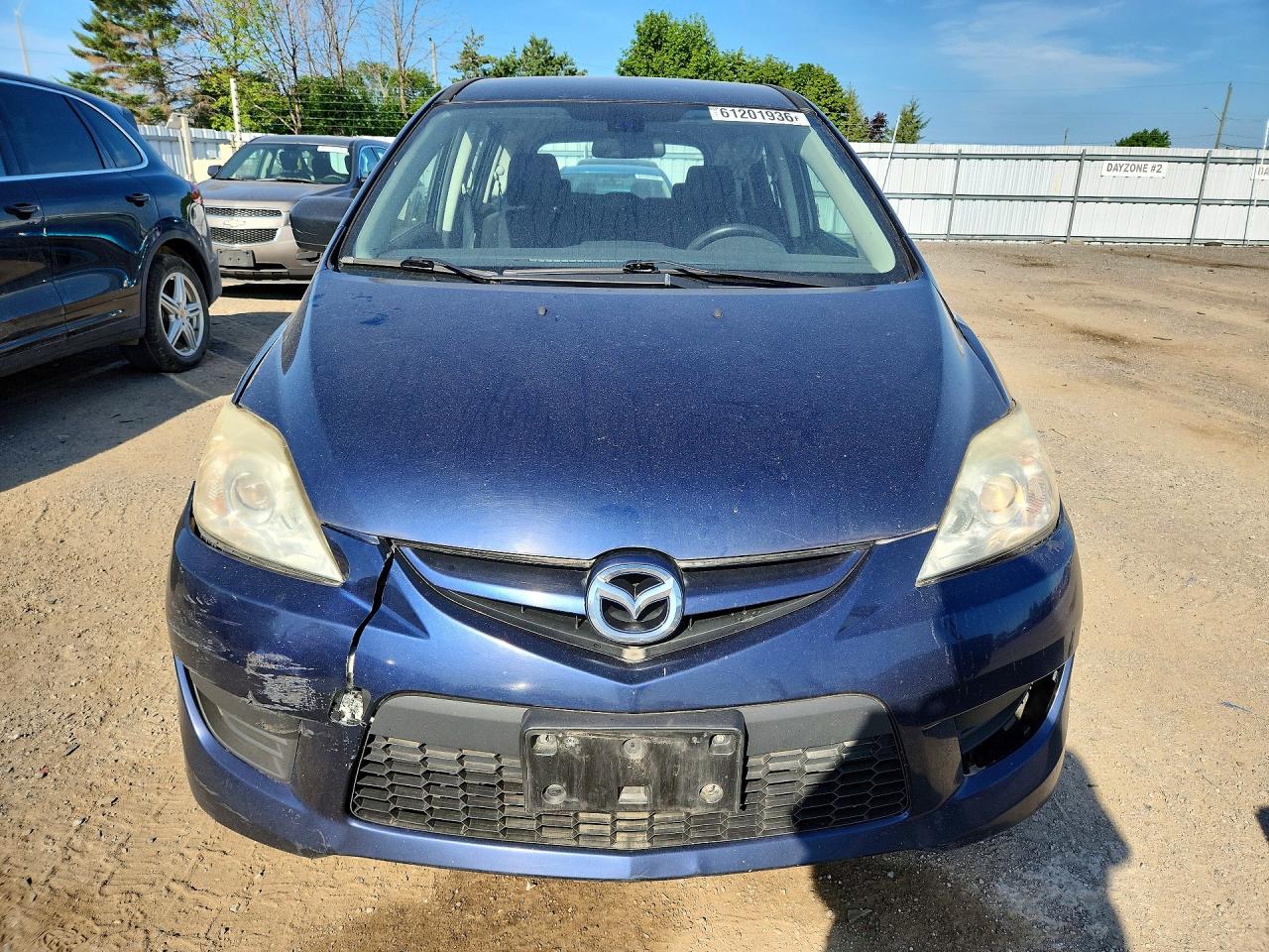 2008 Mazda 5 Blue vin: JM1CR293080318580