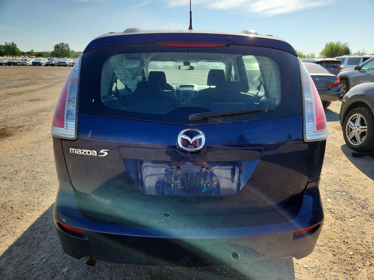 2008 Mazda 5 Blue vin: JM1CR293080318580