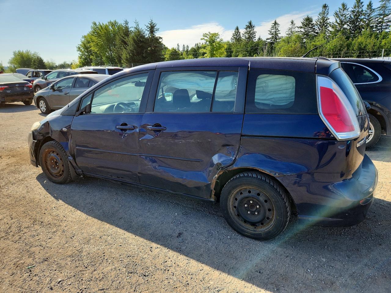 2008 Mazda 5 Blue vin: JM1CR293080318580