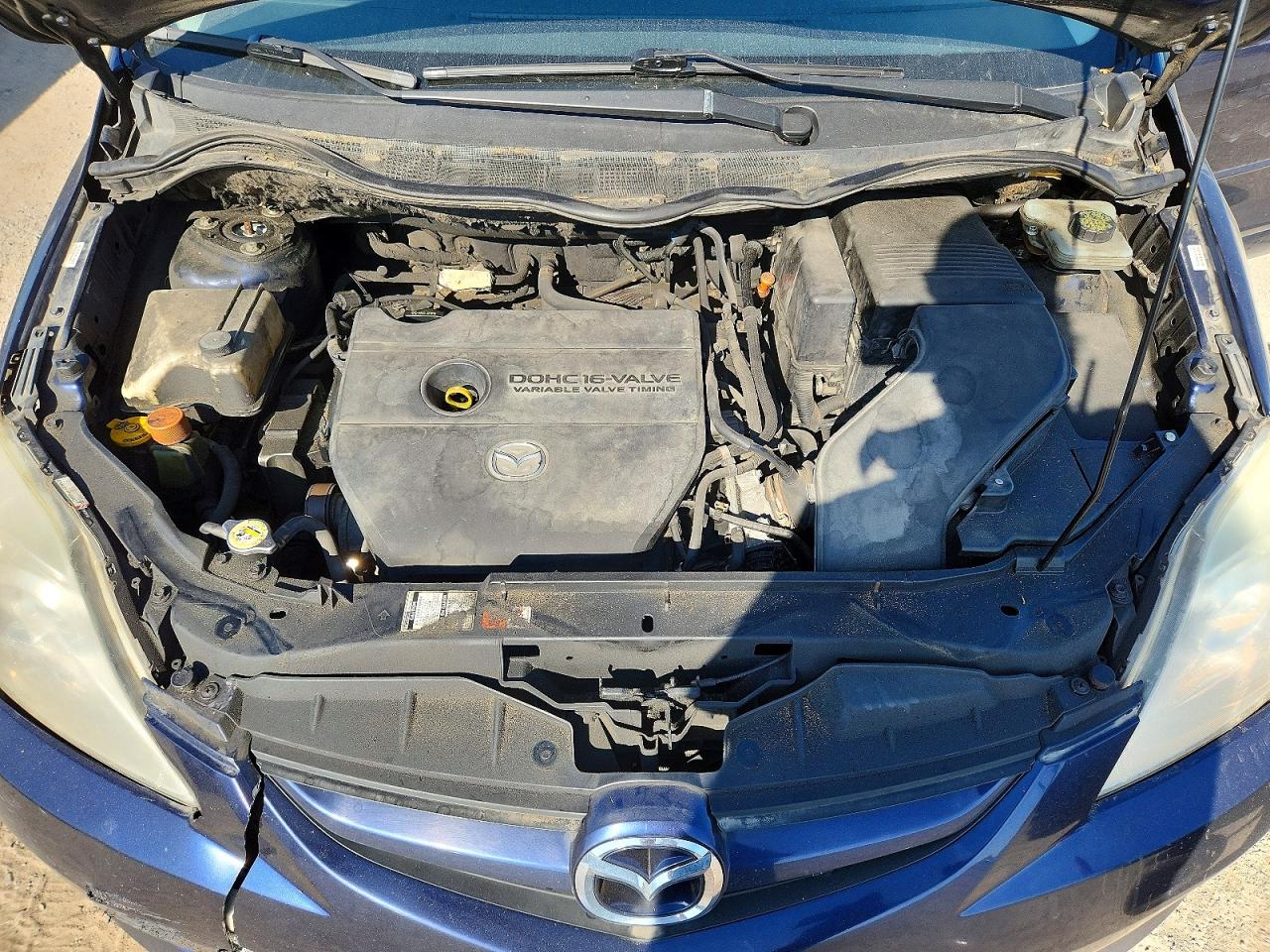 2008 Mazda 5 Blue vin: JM1CR293080318580