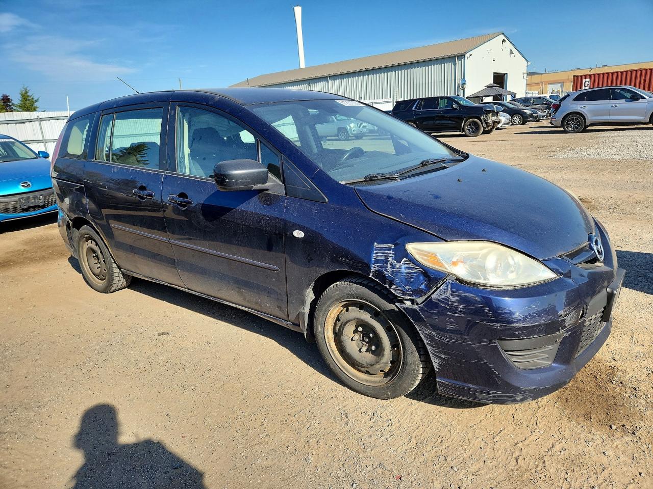 2008 Mazda 5 Blue vin: JM1CR293080318580