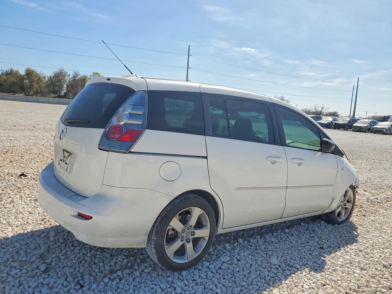 2007 Mazda 5 Белый vin: JM1CR293170154786