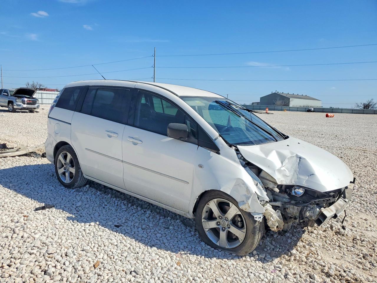 2007 Mazda 5 Белый vin: JM1CR293170154786