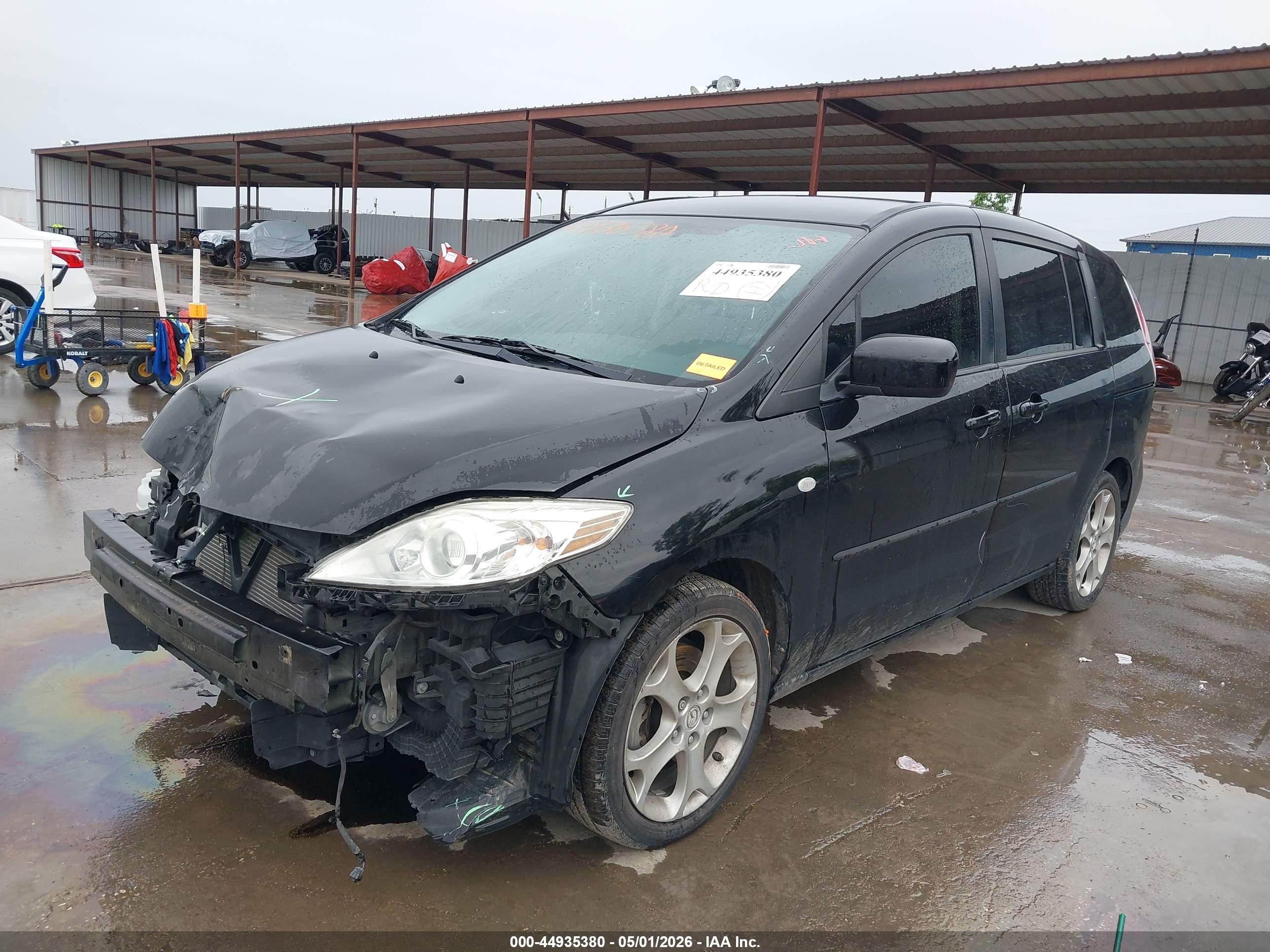 2009 Mazda Mazda5 Sport Black vin: JM1CR293190358815