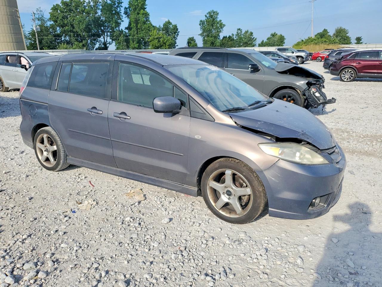 2007 Mazda 5 Silver vin: JM1CR293270149533