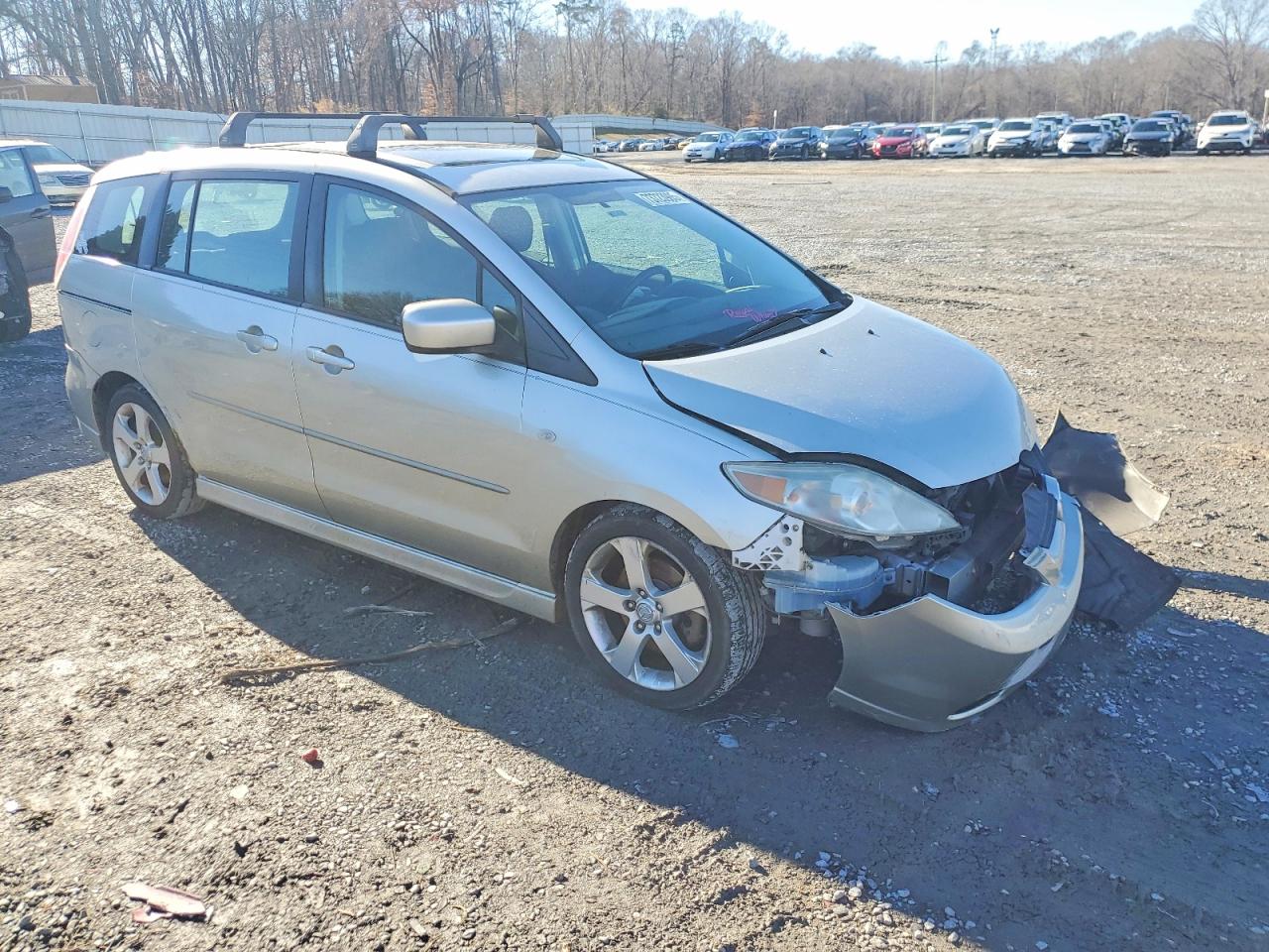 2007 Mazda 5 Silver vin: JM1CR293270150553