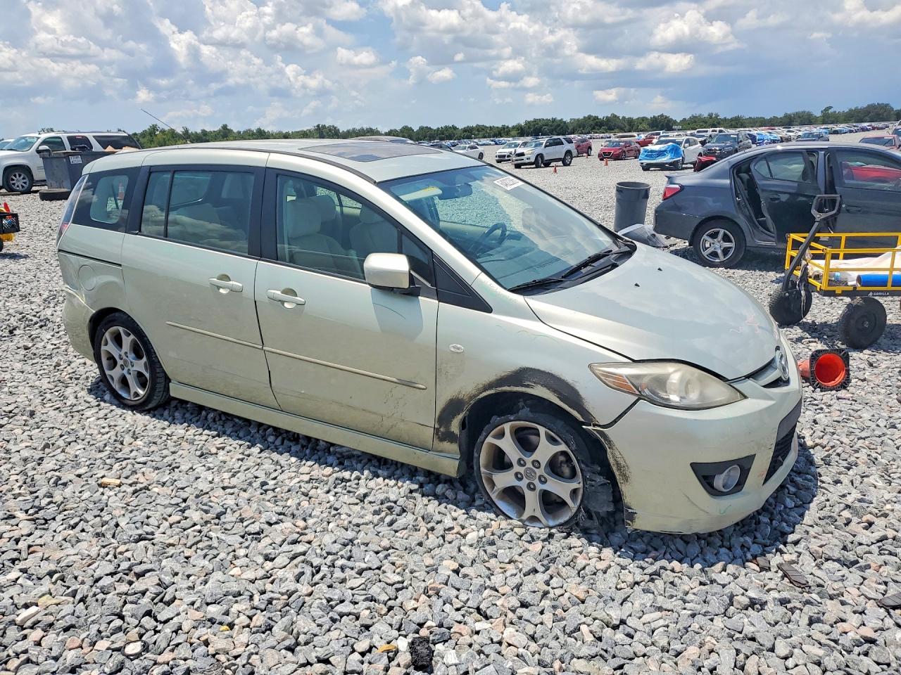 2008 Mazda 5 Зеленый vin: JM1CR293280302946
