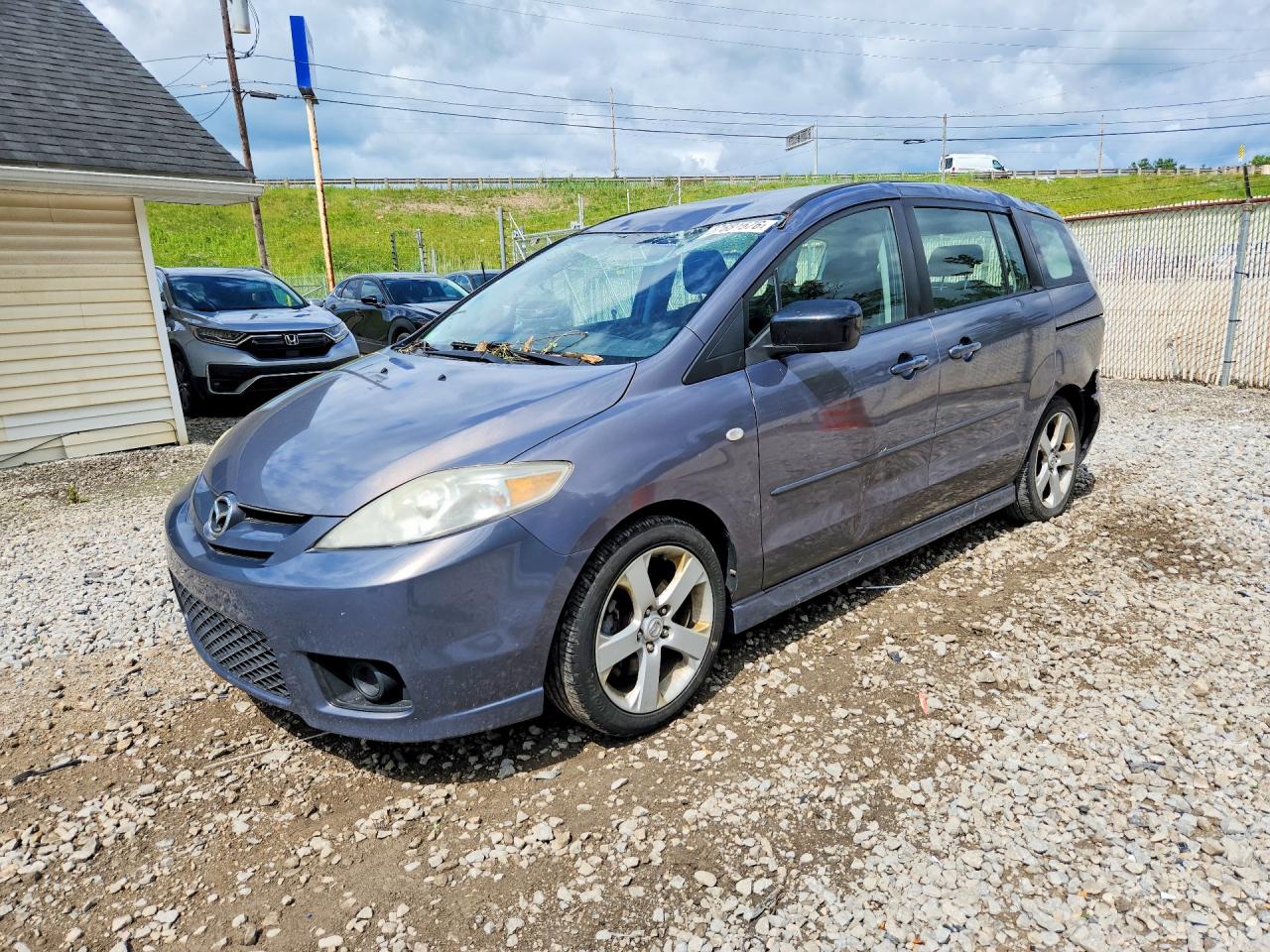 2007 Mazda 5 Серебряный vin: JM1CR293370153929