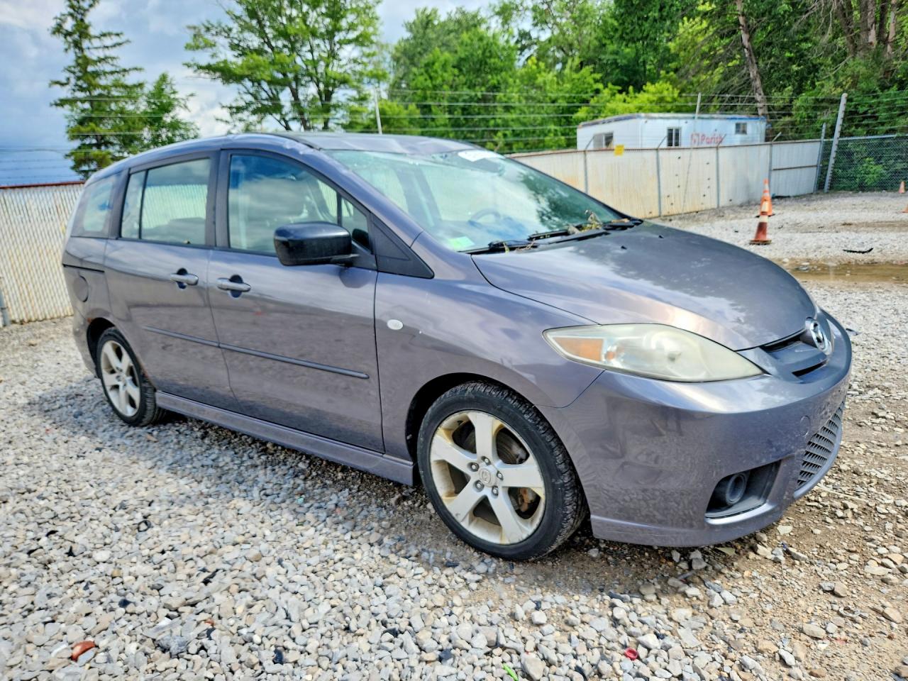 2007 Mazda 5 Серебряный vin: JM1CR293370153929