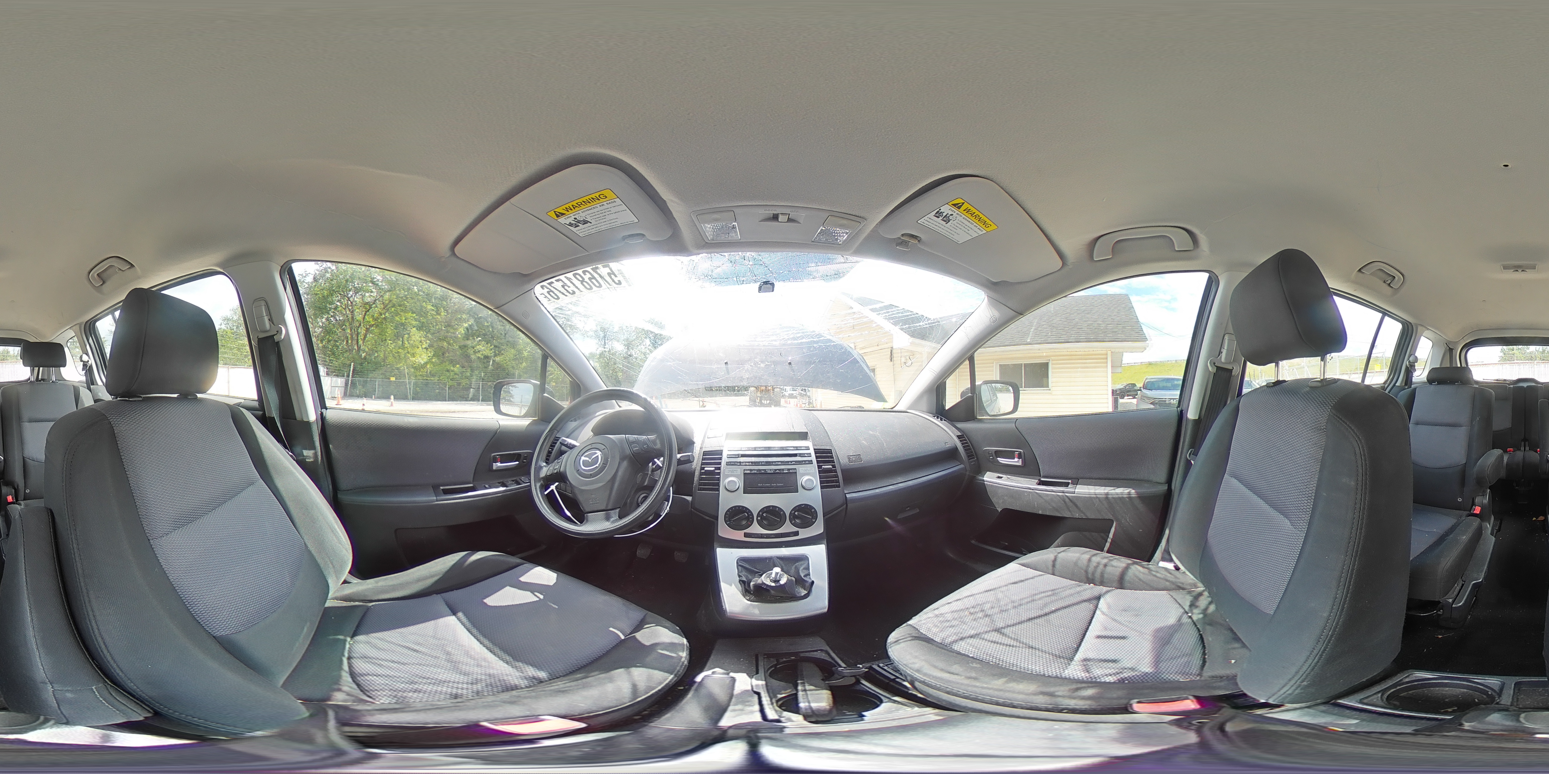 2007 Mazda 5 Серебряный vin: JM1CR293370153929