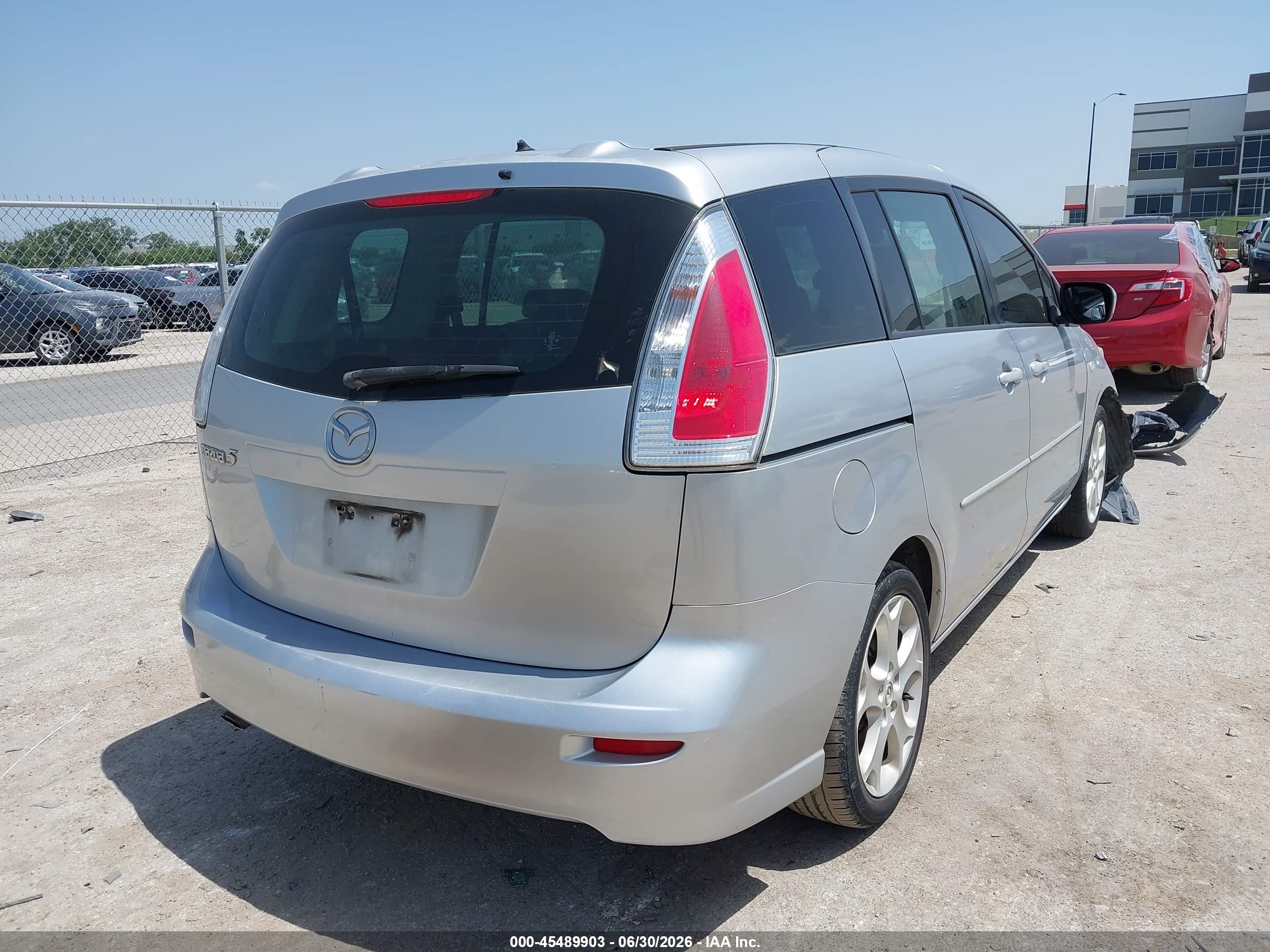2008 Mazda Mazda5 Sport Silver vin: JM1CR293380308321