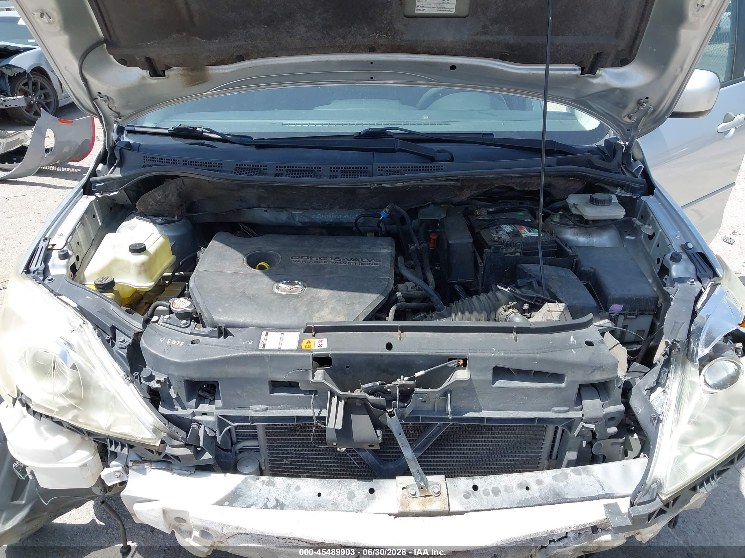 2008 Mazda Mazda5 Sport Silver vin: JM1CR293380308321