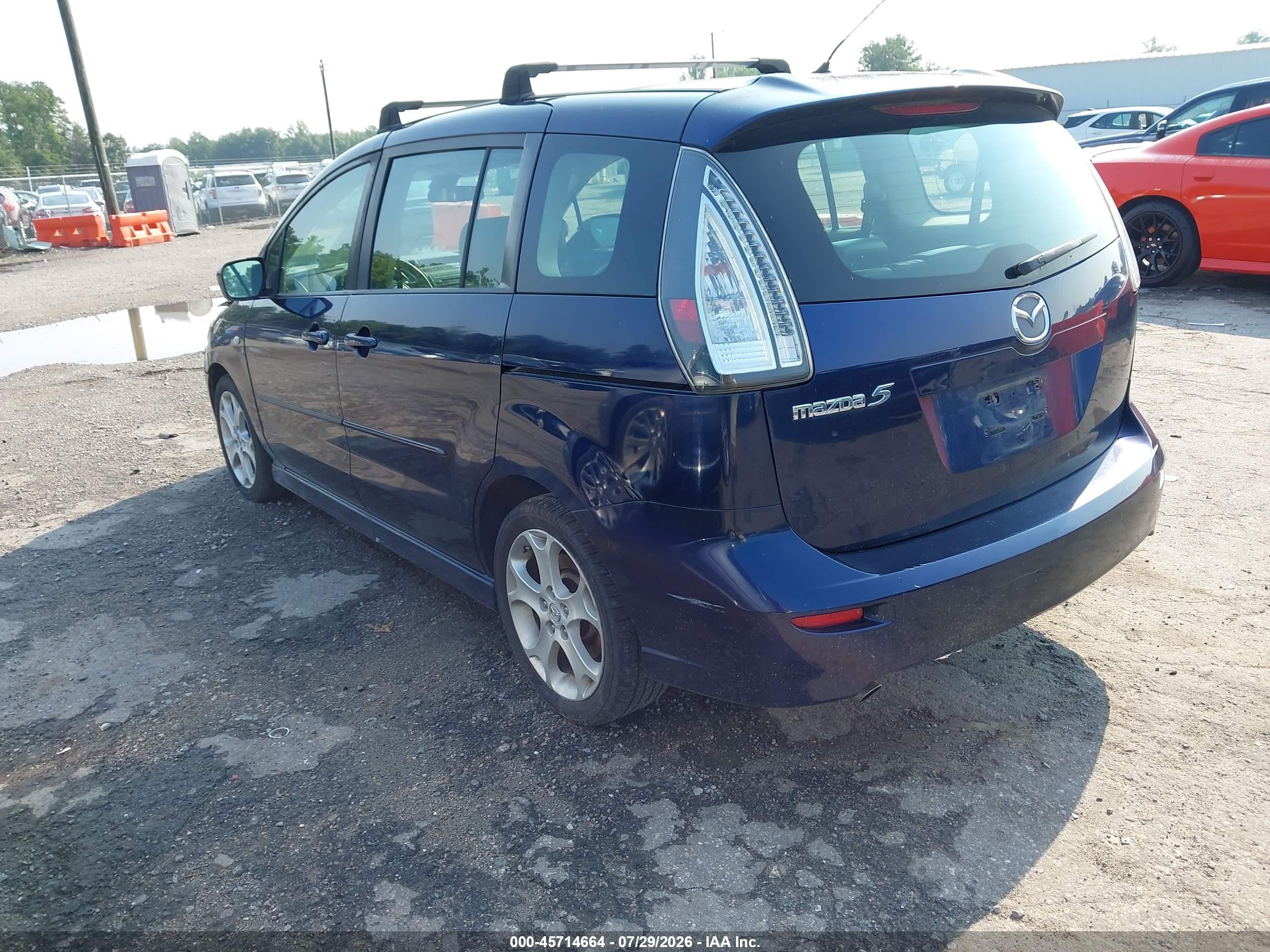 2009 Mazda Mazda5 Grand Touring Blue vin: JM1CR293390332944