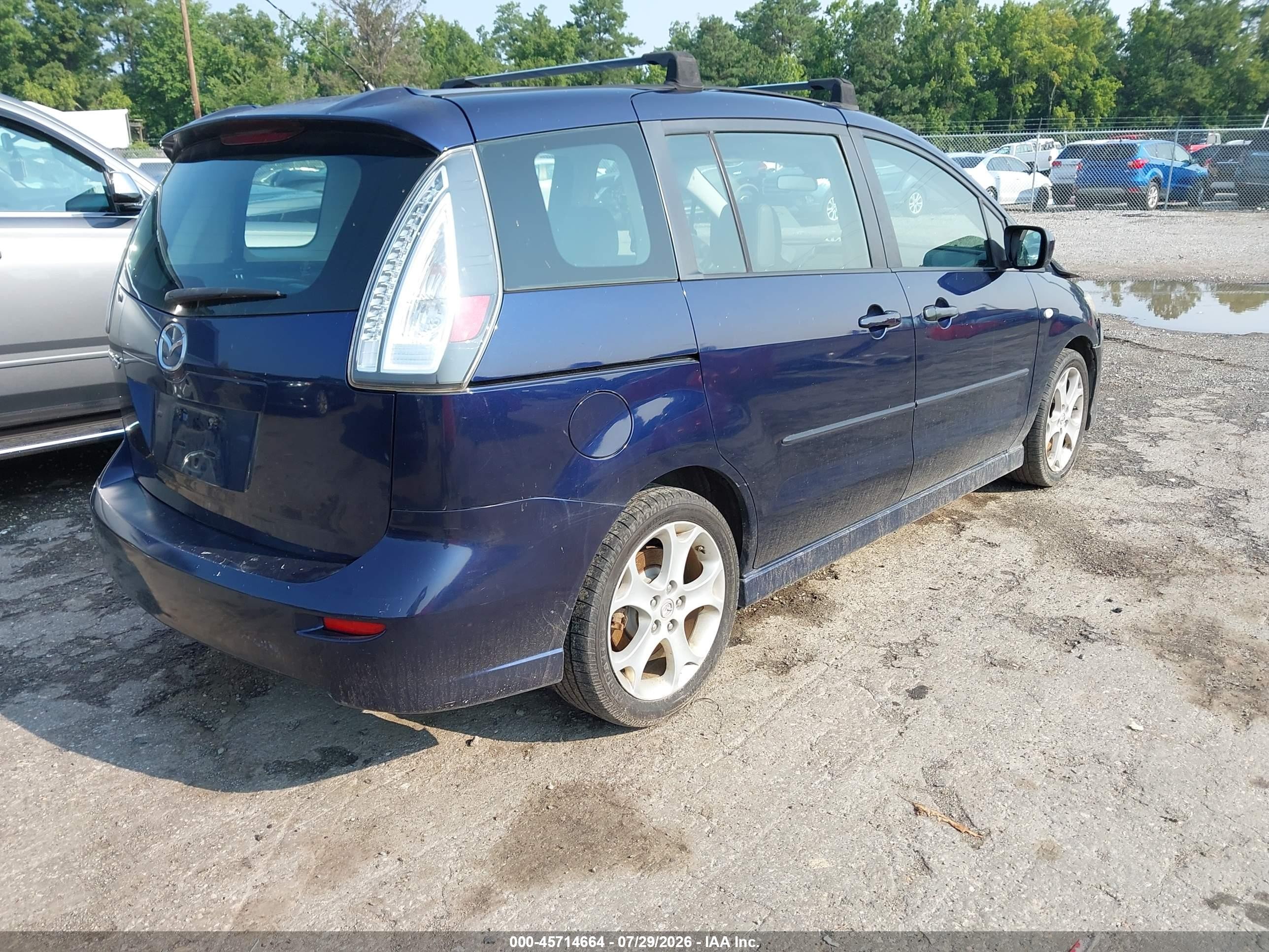 2009 Mazda Mazda5 Grand Touring Blue vin: JM1CR293390332944
