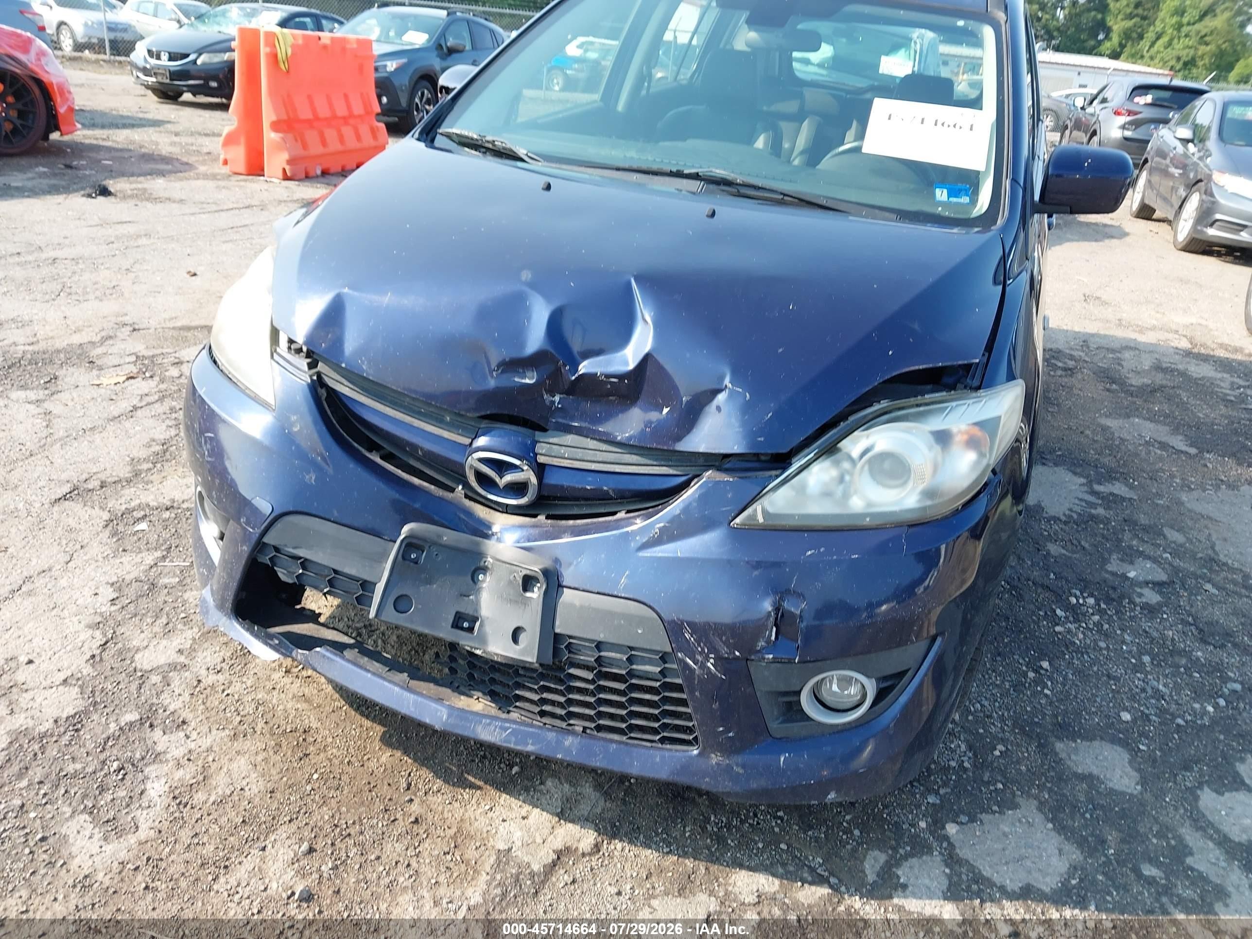 2009 Mazda Mazda5 Grand Touring Blue vin: JM1CR293390332944