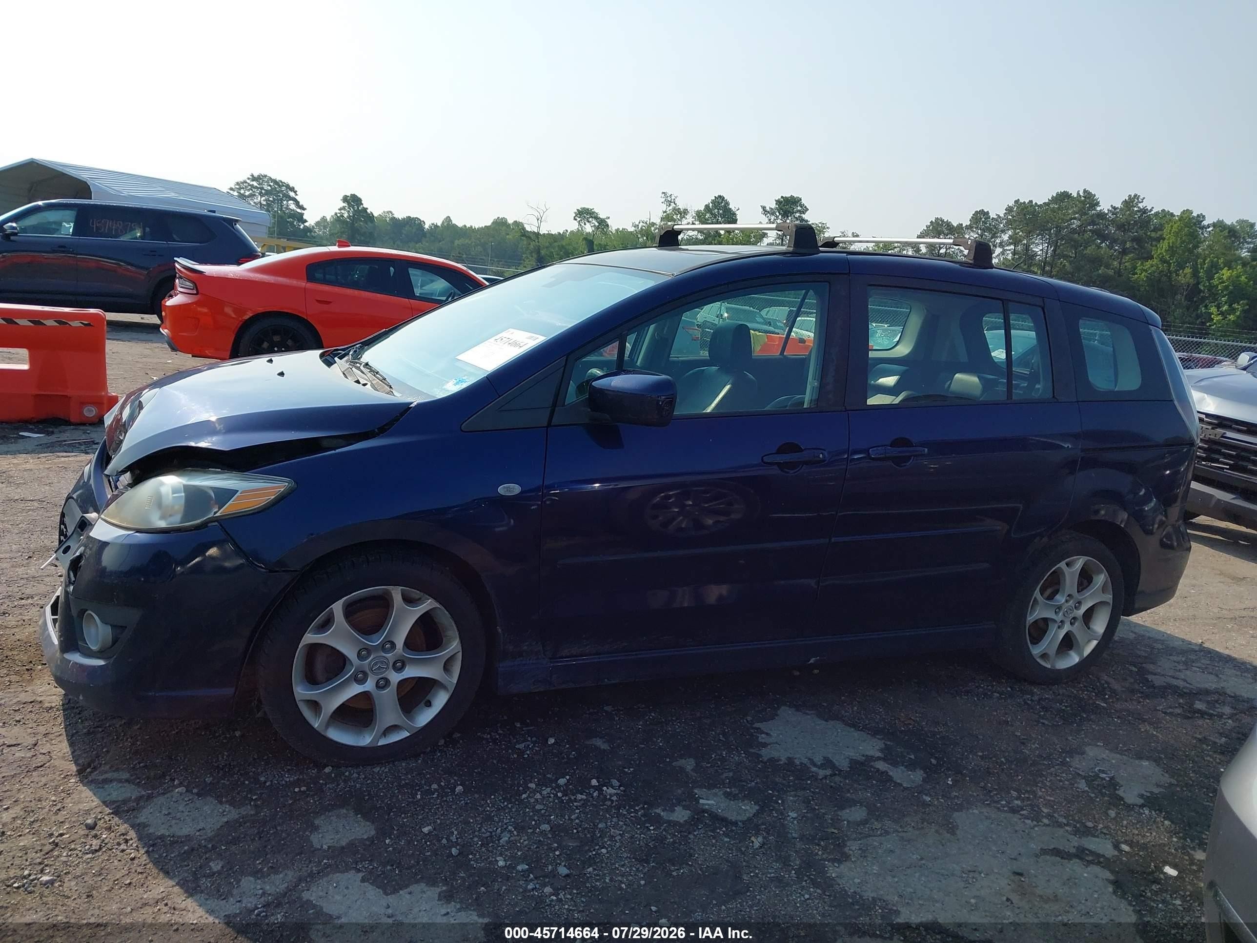 2009 Mazda Mazda5 Grand Touring Blue vin: JM1CR293390332944