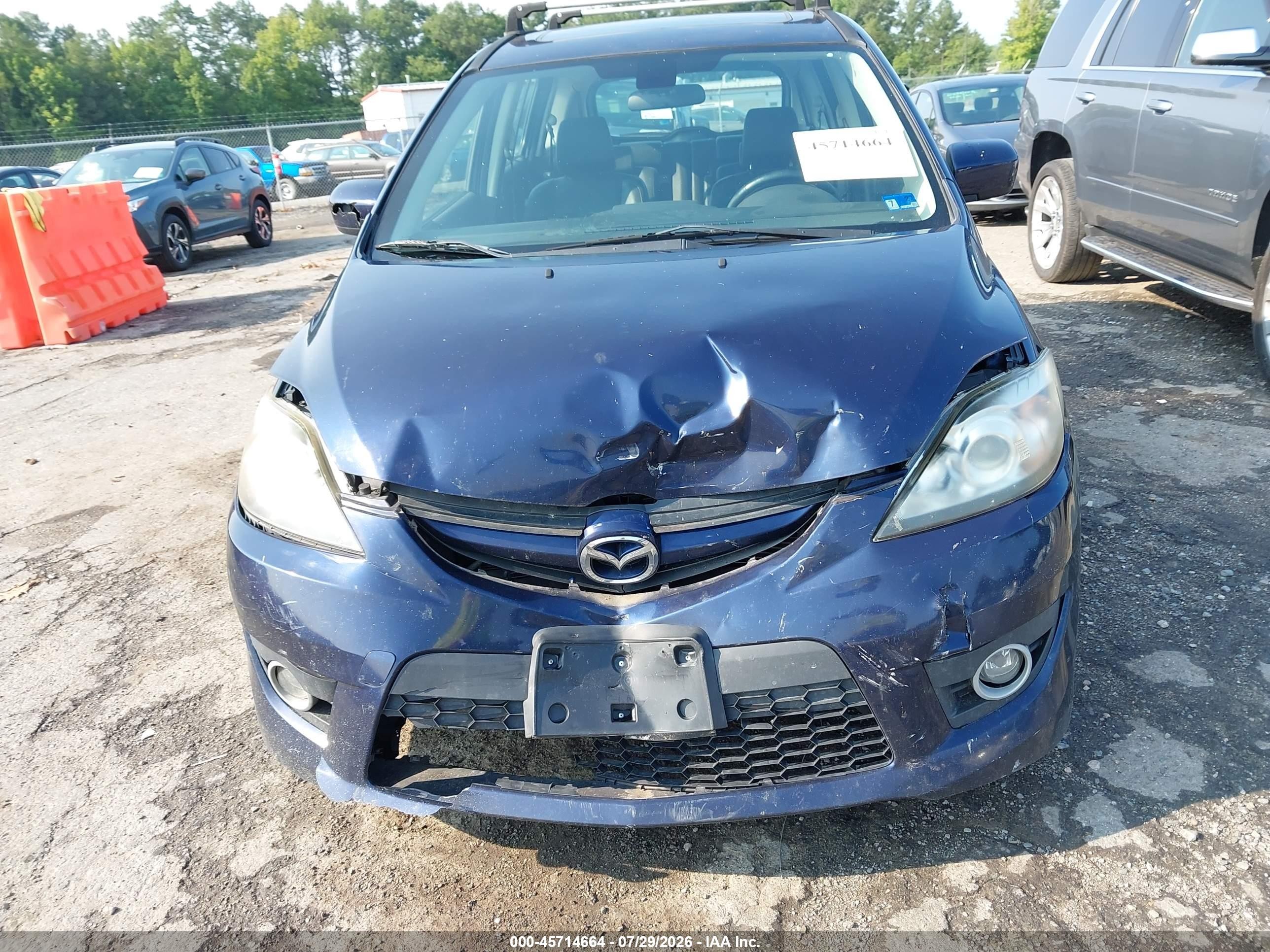2009 Mazda Mazda5 Grand Touring Blue vin: JM1CR293390332944
