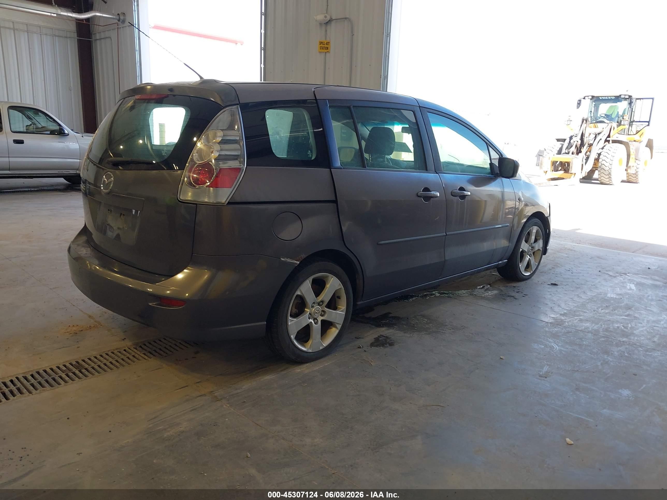 2007 Mazda Mazda5 Sport Gray vin: JM1CR293470139439