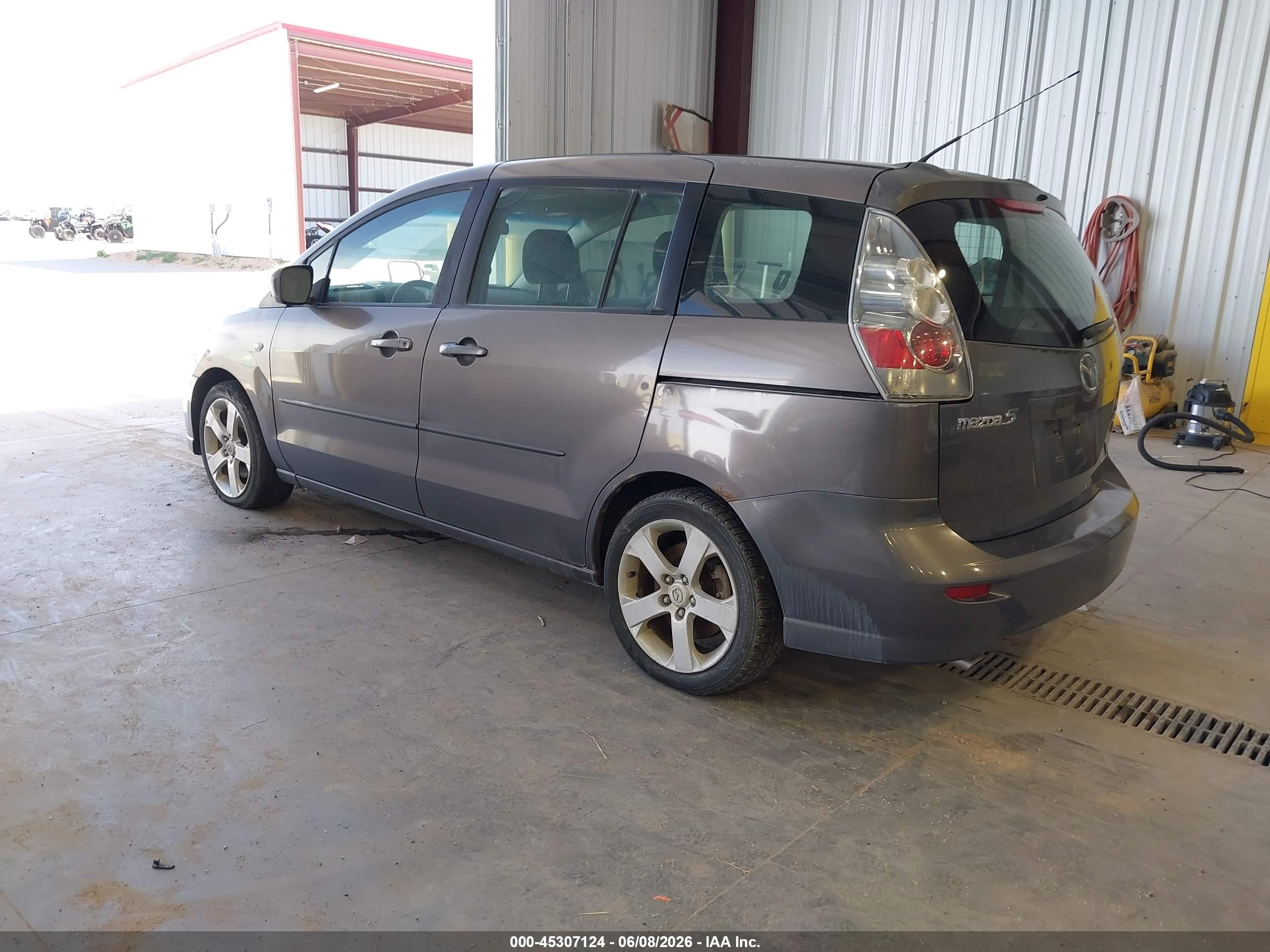 2007 Mazda Mazda5 Sport Gray vin: JM1CR293470139439