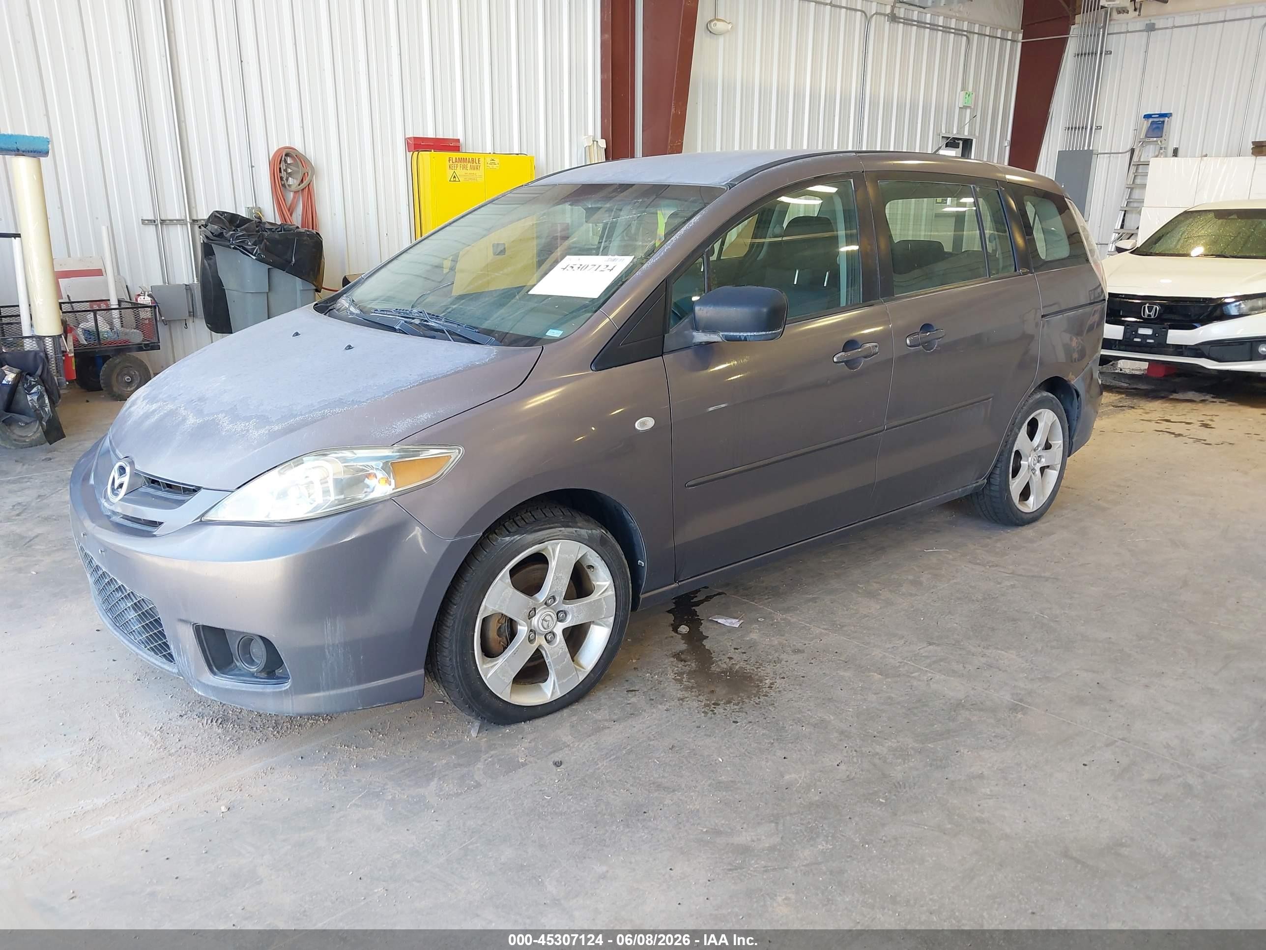 2007 Mazda Mazda5 Sport Gray vin: JM1CR293470139439