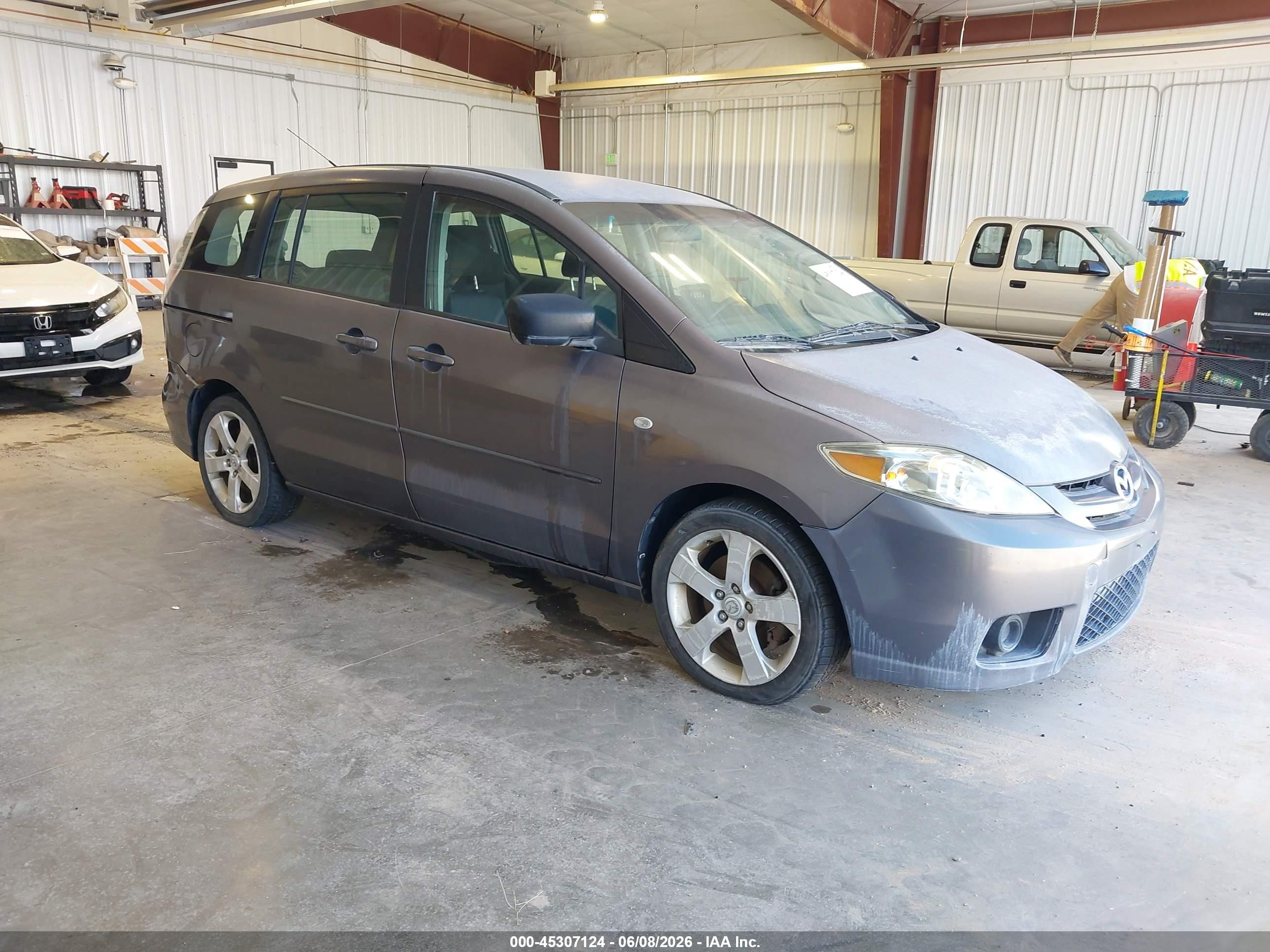 2007 Mazda Mazda5 Sport Gray vin: JM1CR293470139439