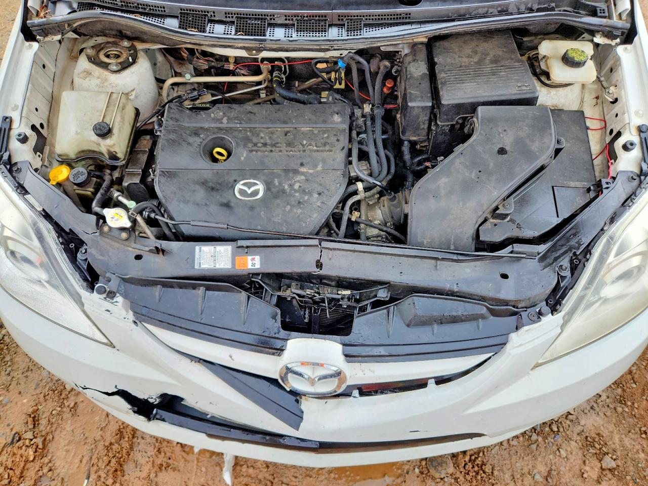 2009 Mazda 5 Белый vin: JM1CR293490339577