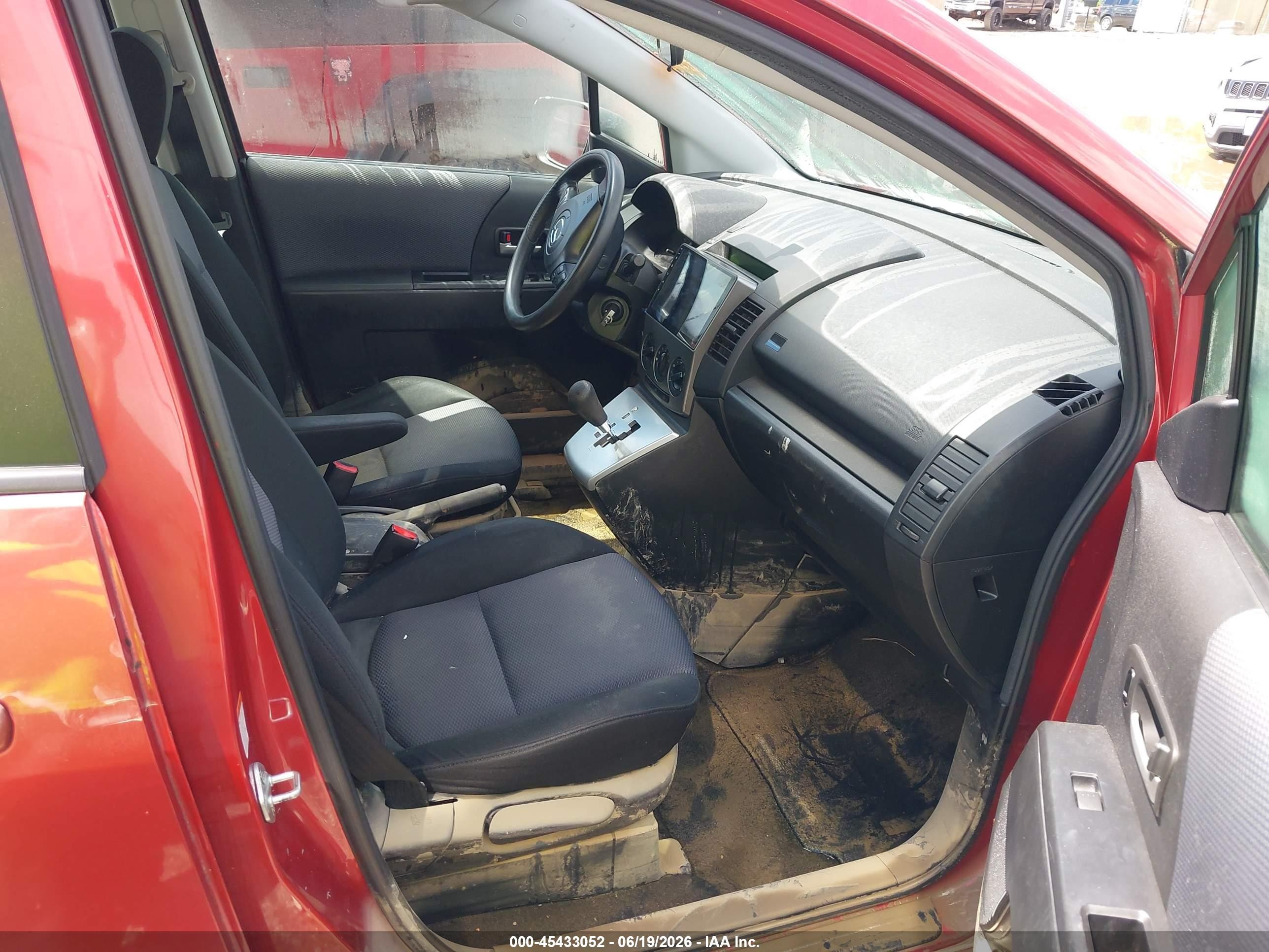 2006 Mazda Mazda5 Sport Красный vin: JM1CR293560117318
