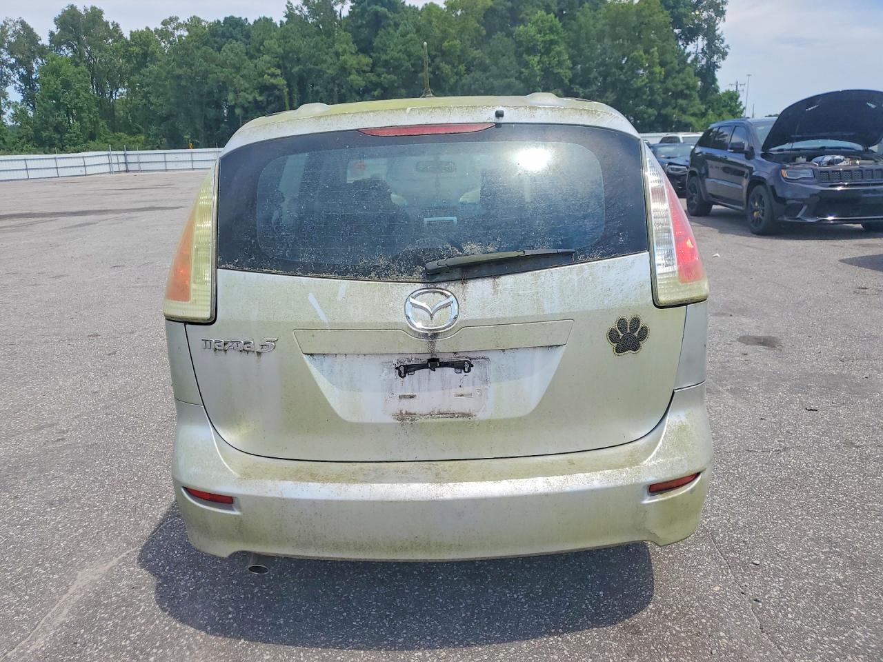 2008 Mazda 5 Silver vin: JM1CR293580302116