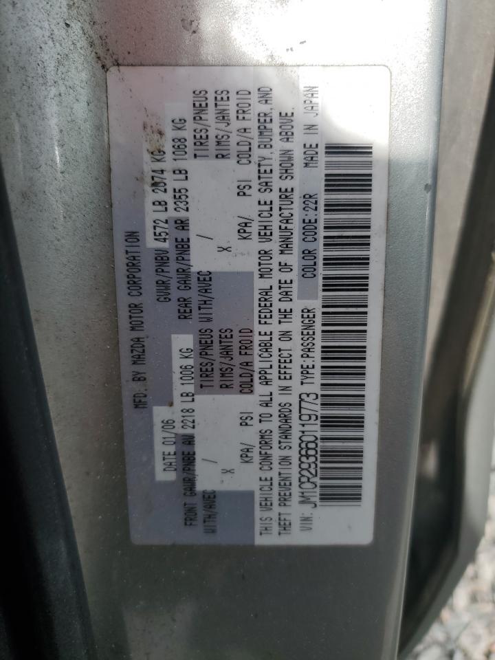 2006 Mazda 5 Silver vin: JM1CR293660119773