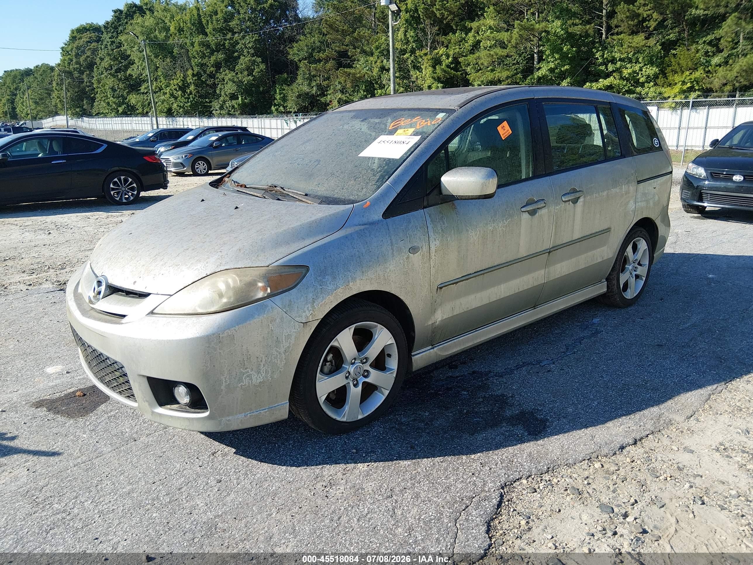 2006 Mazda Mazda5 Touring Silver vin: JM1CR293860120939
