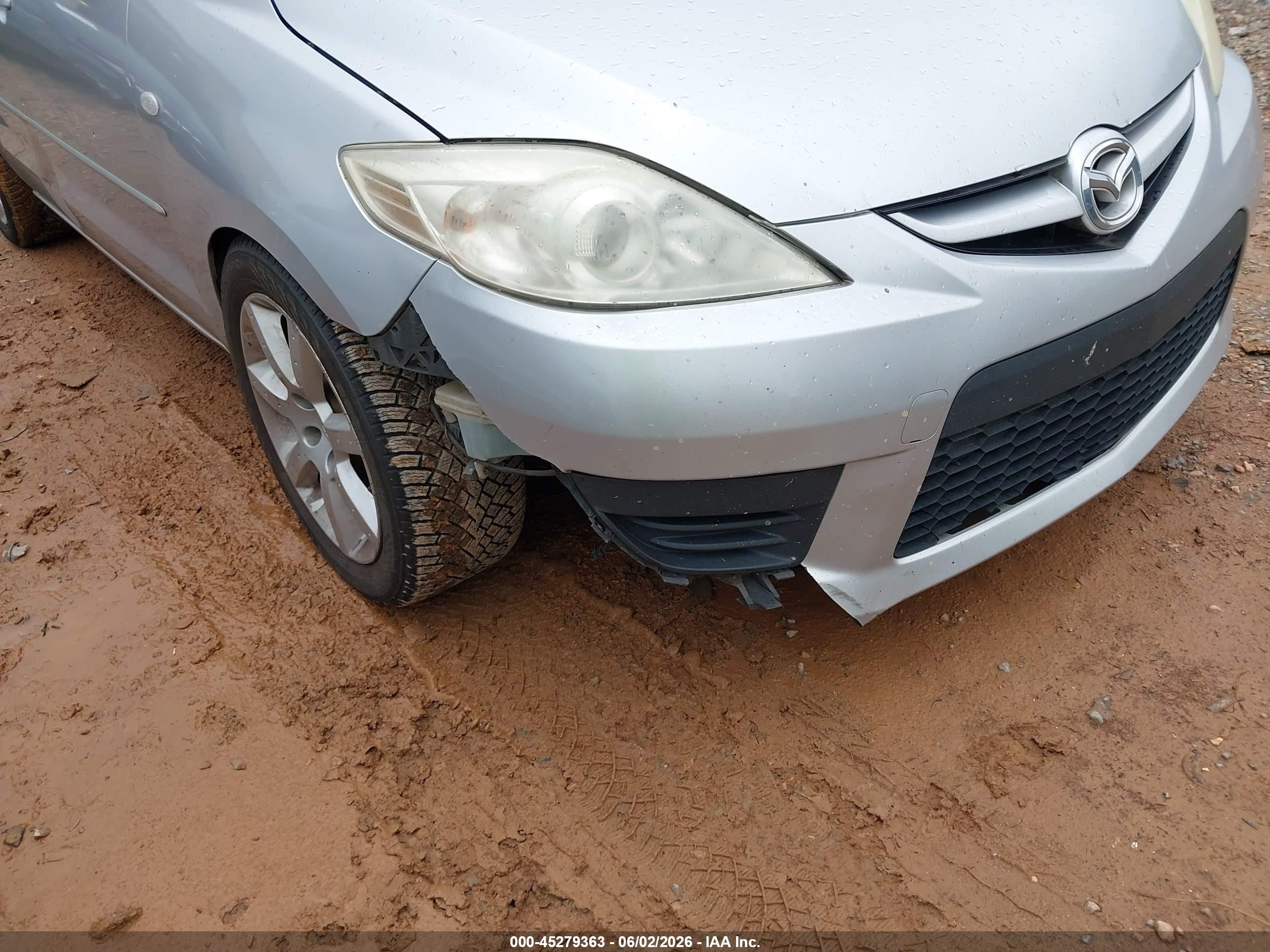 2008 Mazda Mazda5 Sport Серебряный vin: JM1CR293880317791