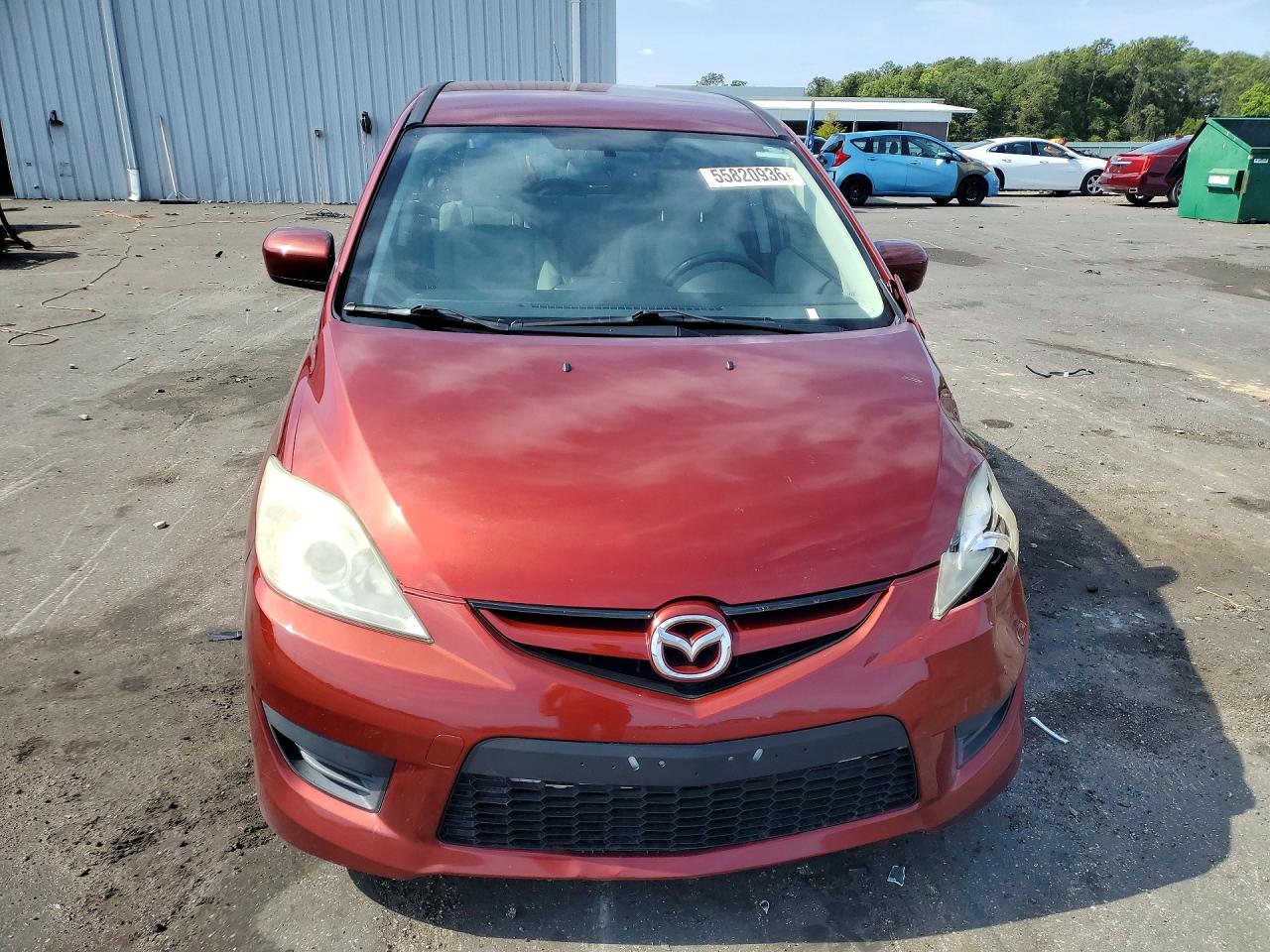 2008 Mazda 5 Red vin: JM1CR293880321596