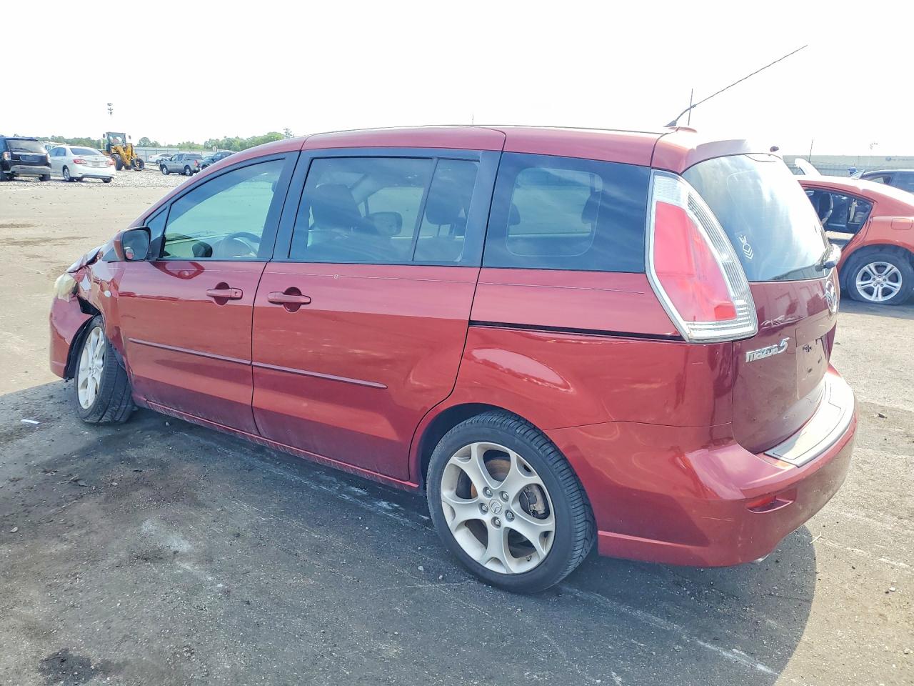 2008 Mazda 5 Red vin: JM1CR293880321596