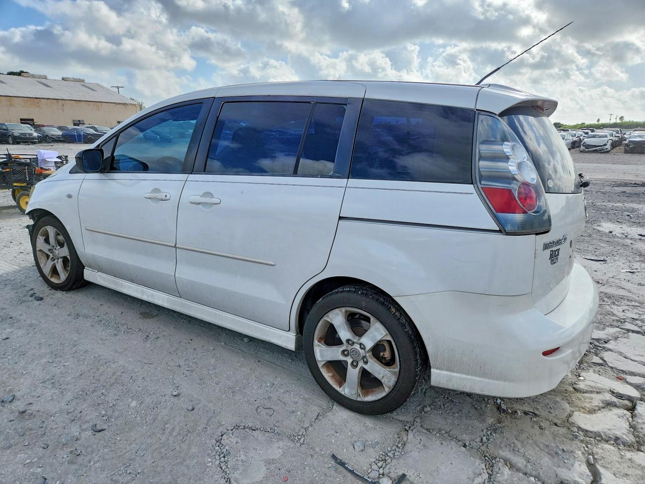 2007 Mazda 5 Se Белый vin: JM1CR293970135290