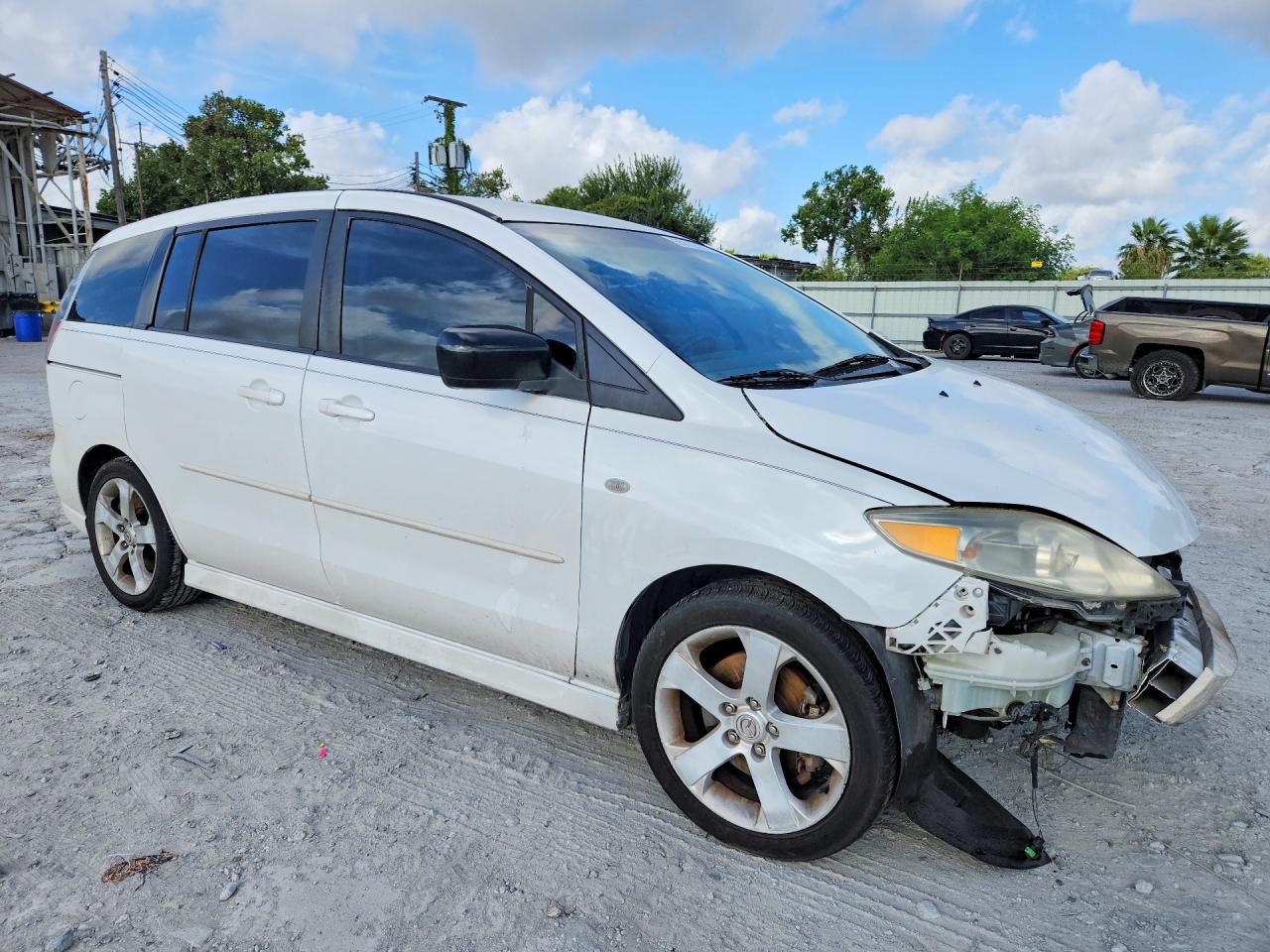 2007 Mazda 5 Se Белый vin: JM1CR293970135290