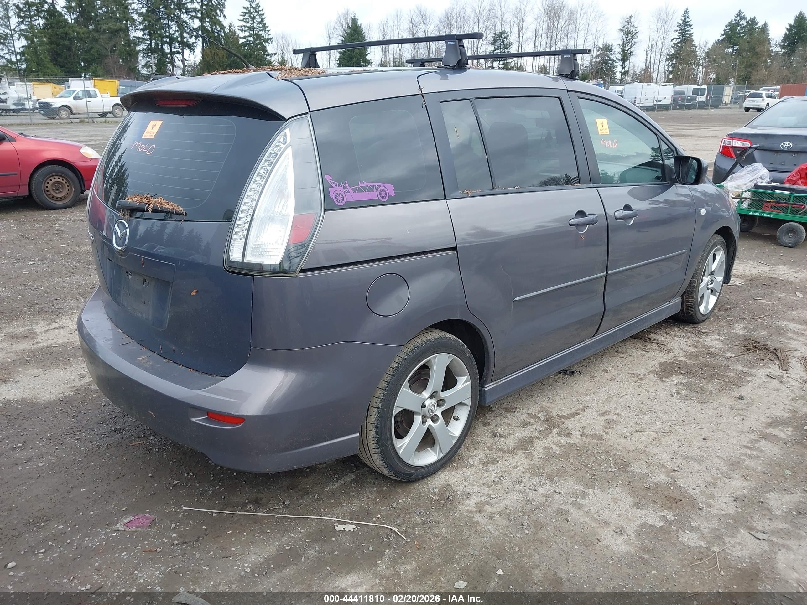 2007 Mazda Mazda5 Grand Touring Серебряный vin: JM1CR293970138030